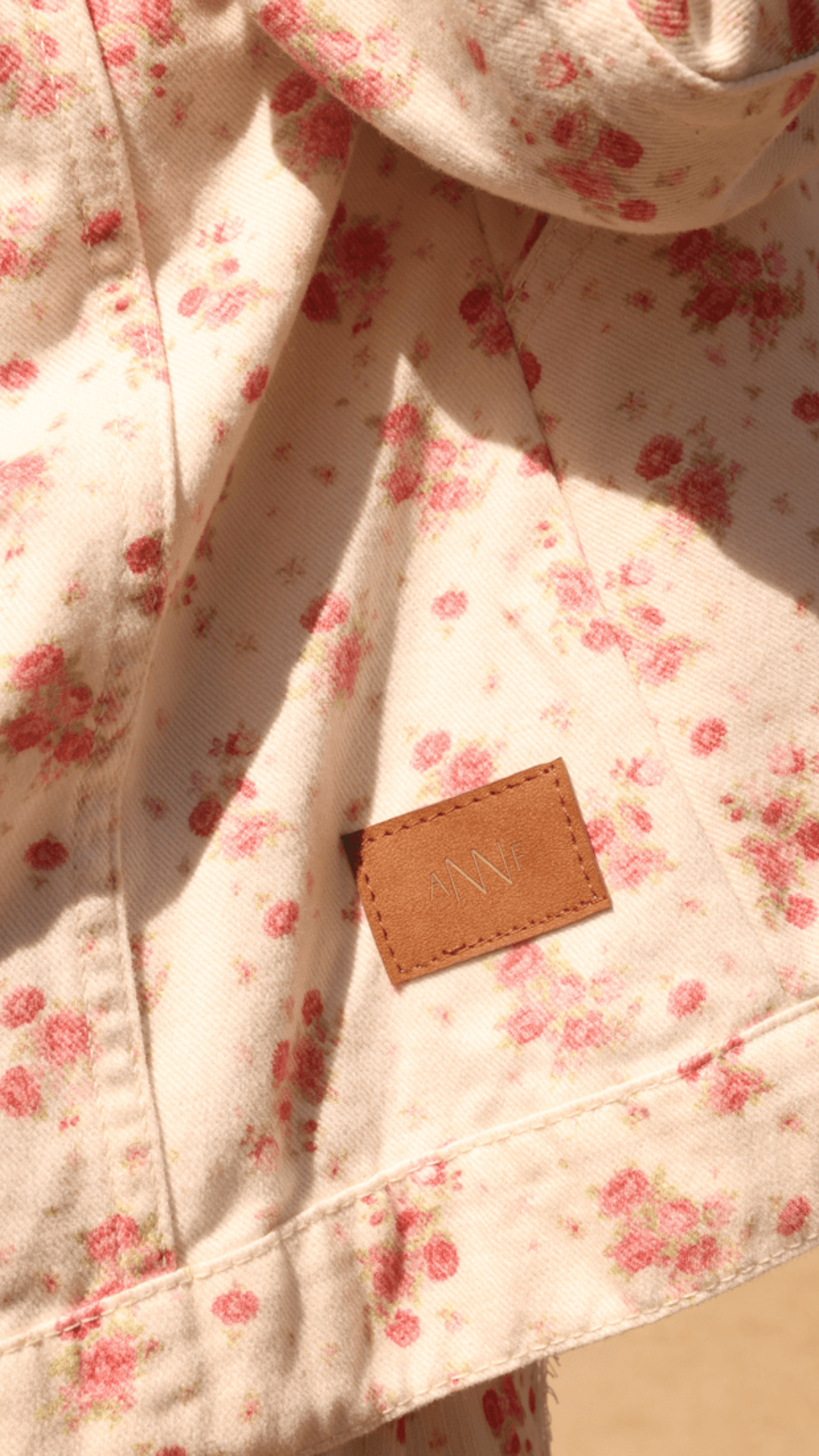 Jaqueta de Sarja Estampa Floral