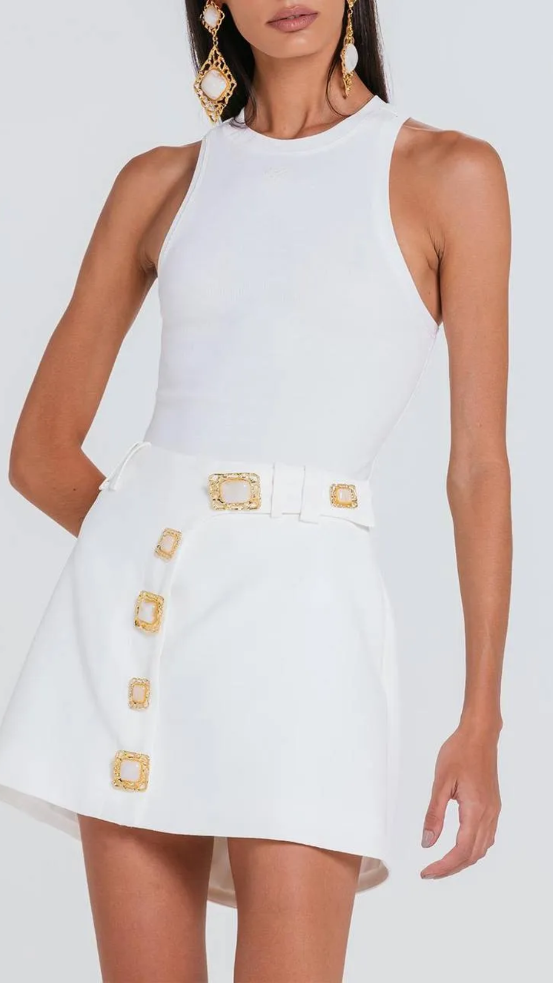 Short Saia Cléo Off White