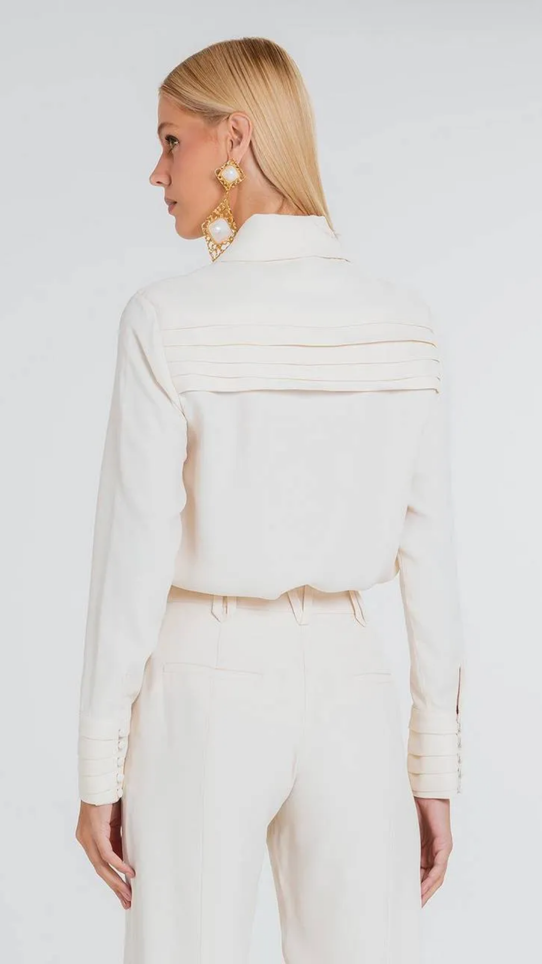 Camisa Delfina Marfim