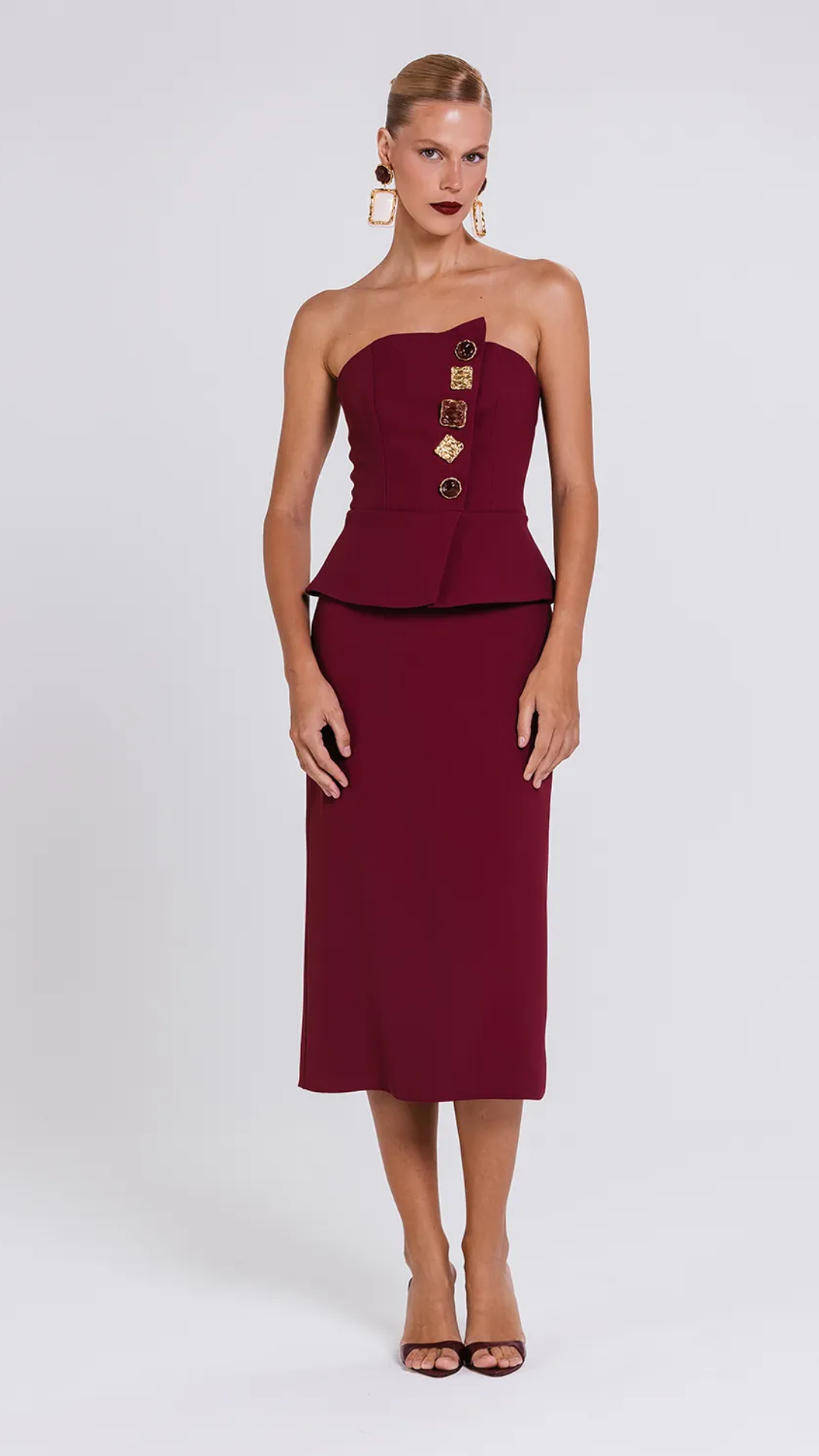 Vestido Ane Cabernet