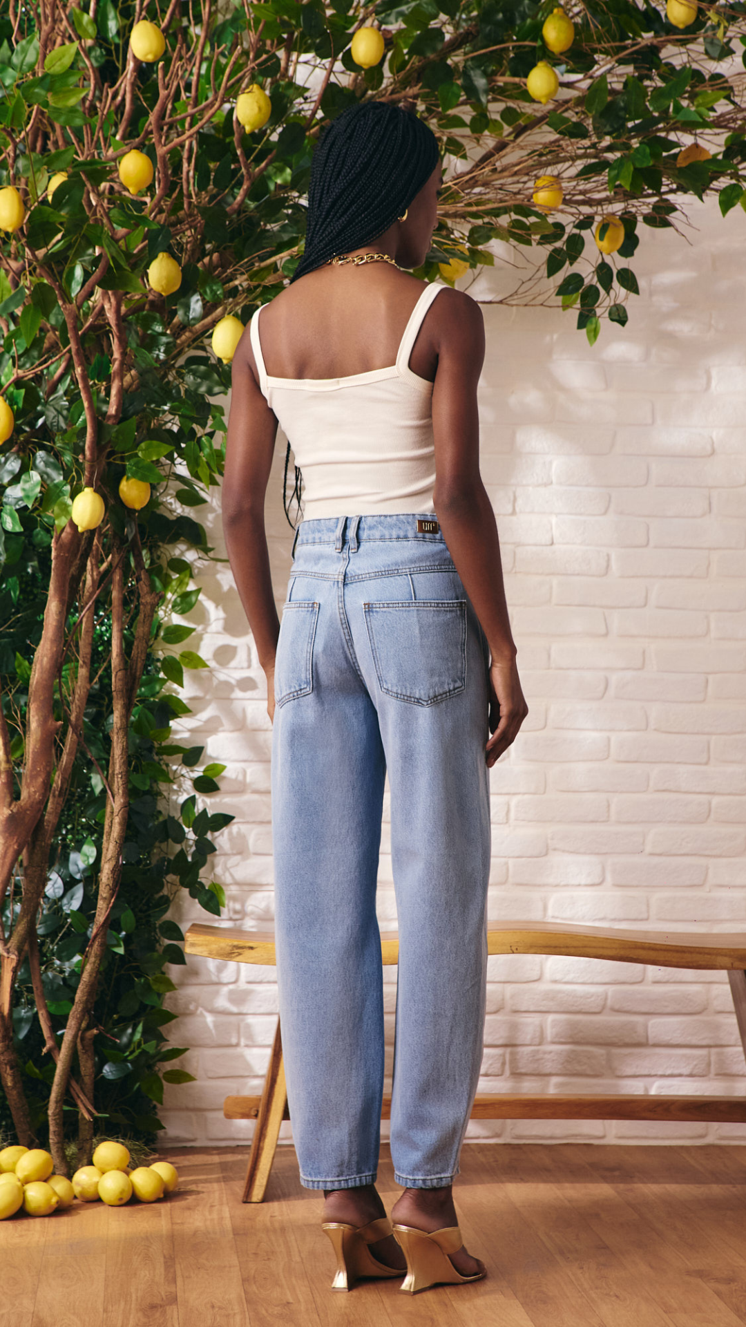 Calça Jeans Baggy Claro