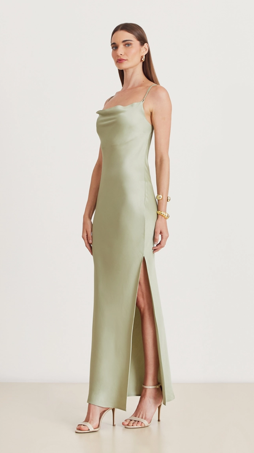 Vestido Longo Glaucia Verde