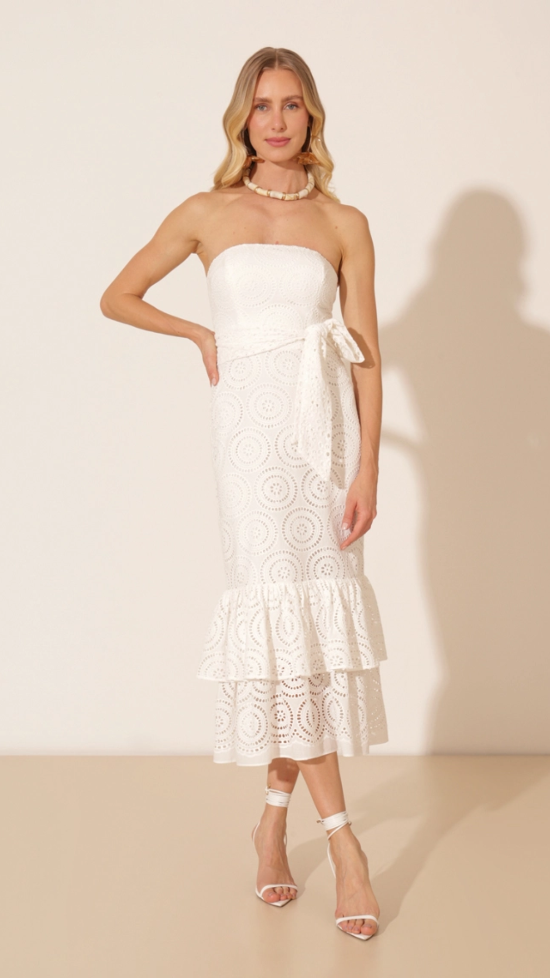 Vestido Midi Magali Branco