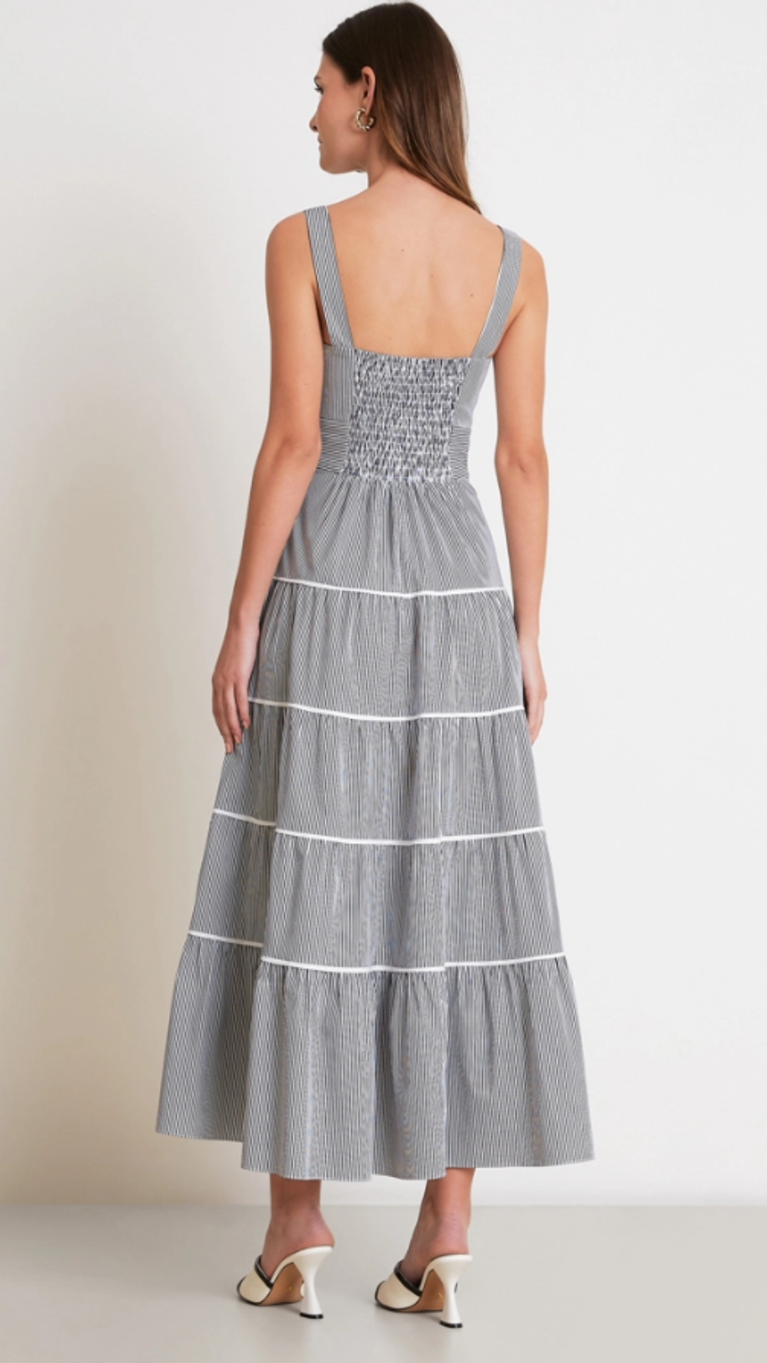 Vestido Longo Maritime Azul