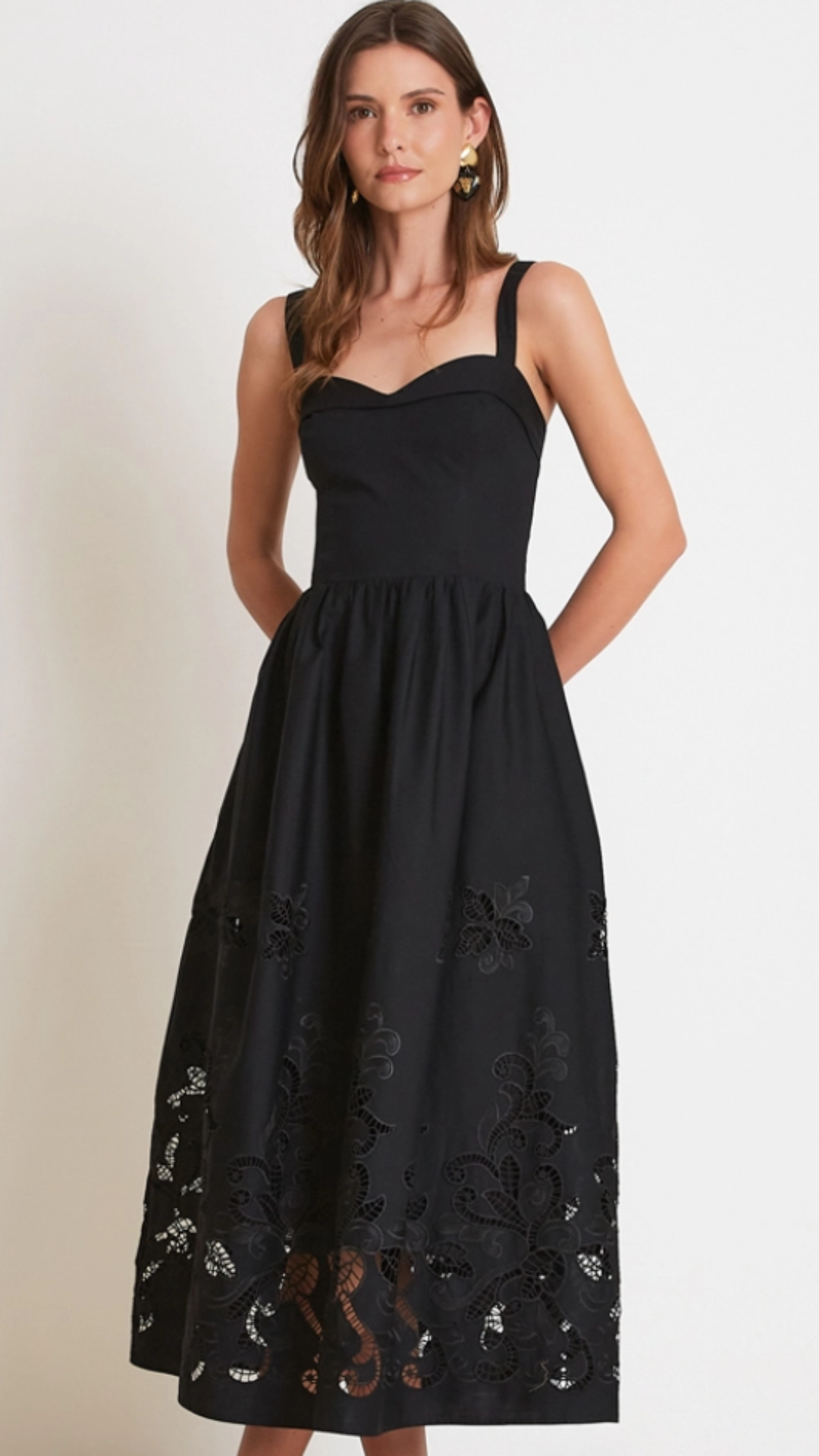 Vestido Midi Andreza Preto