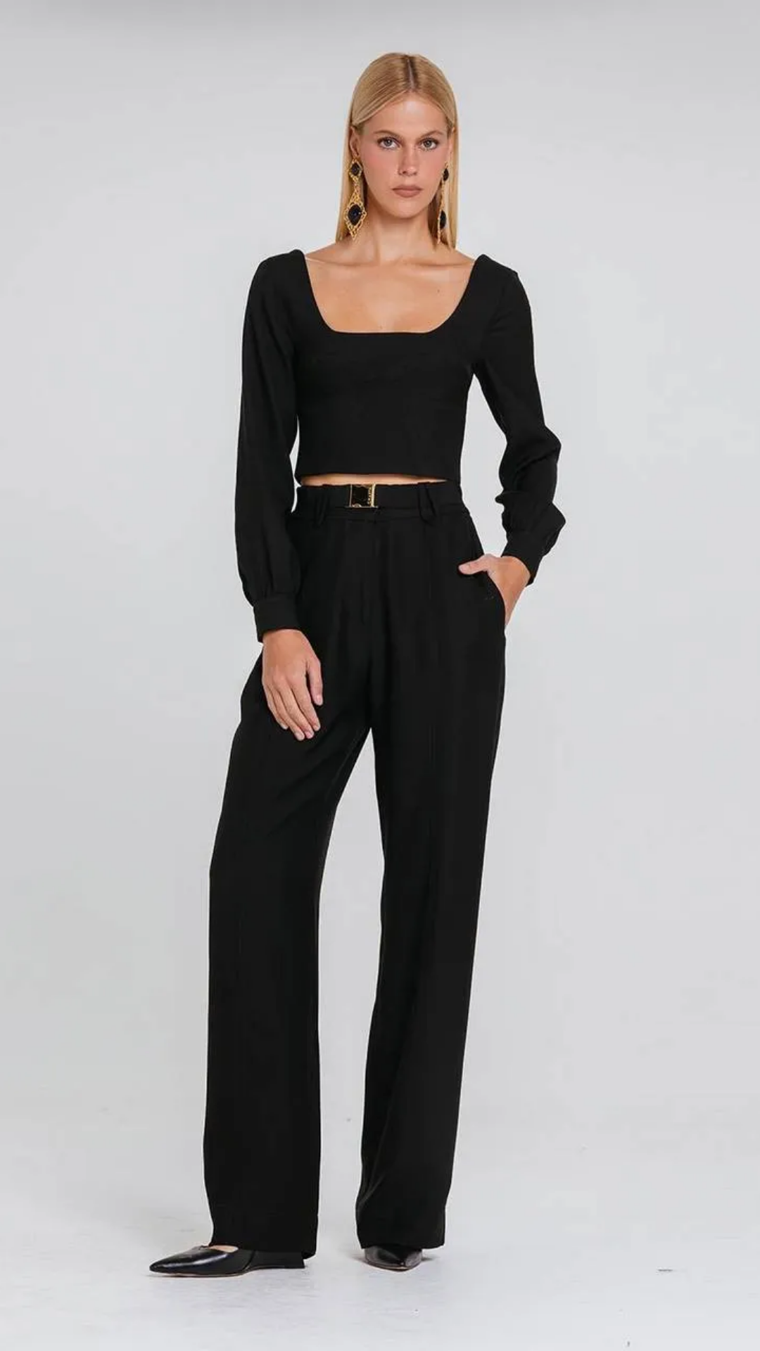 Blusa Beatrice Preto