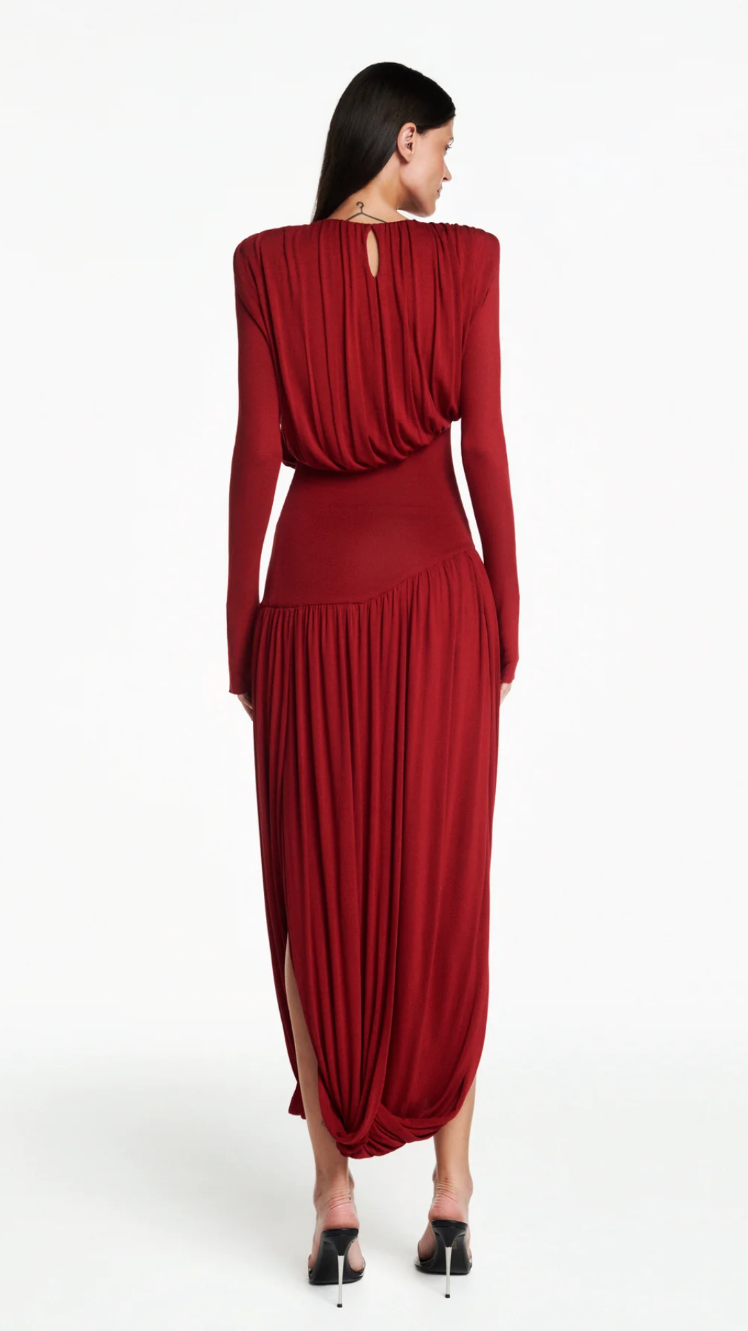 Vestido Longo Manga Longa