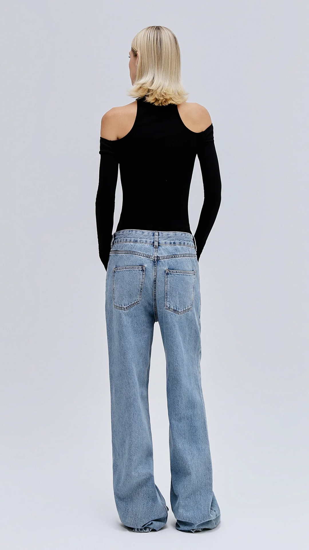 Blusa Decote Gola Falsa Preto