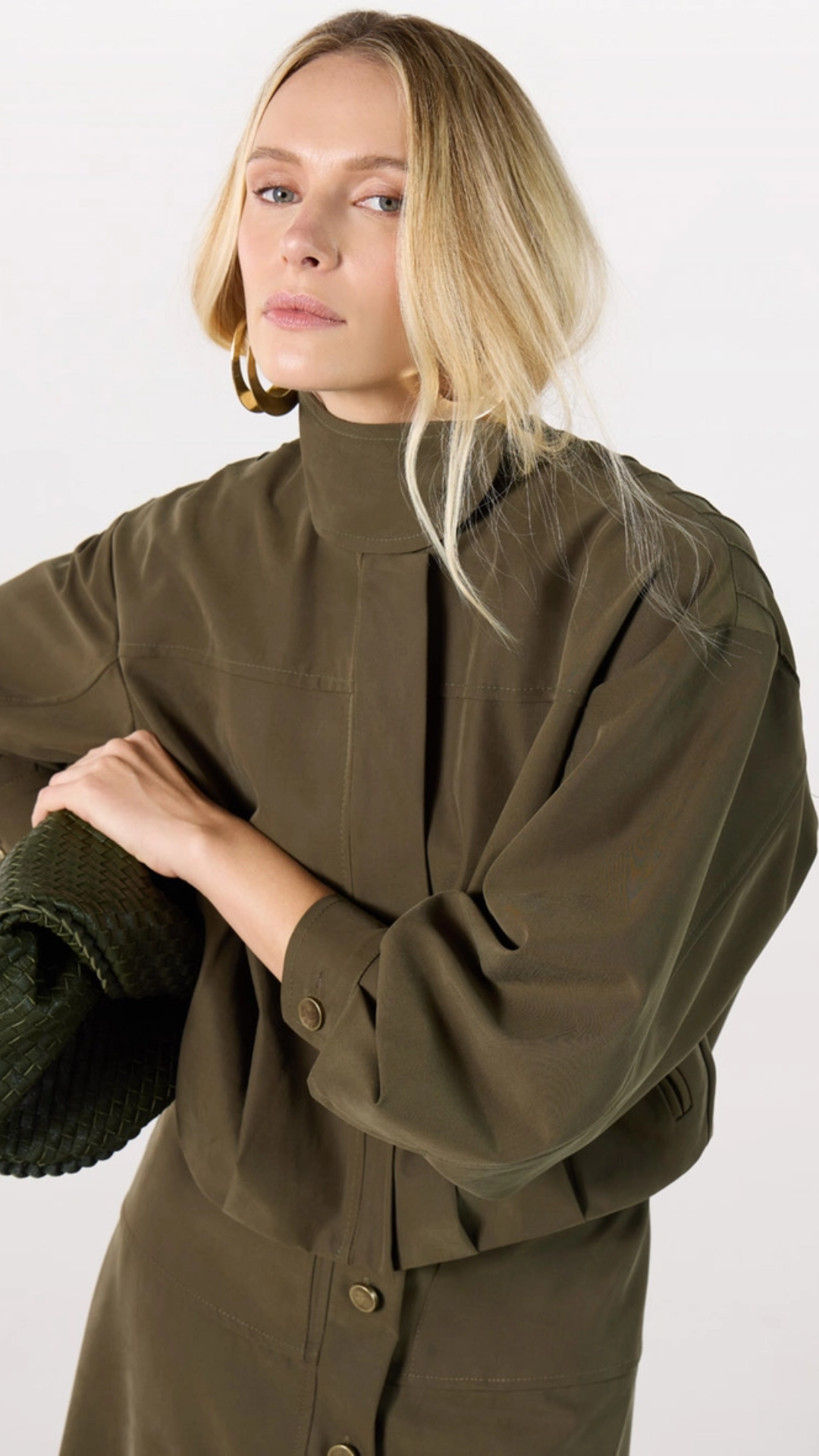 Casaco Balone Rhea Verde Enigma