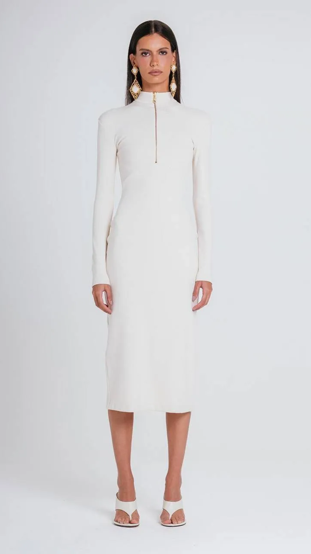 Vestido Brigite Marfim