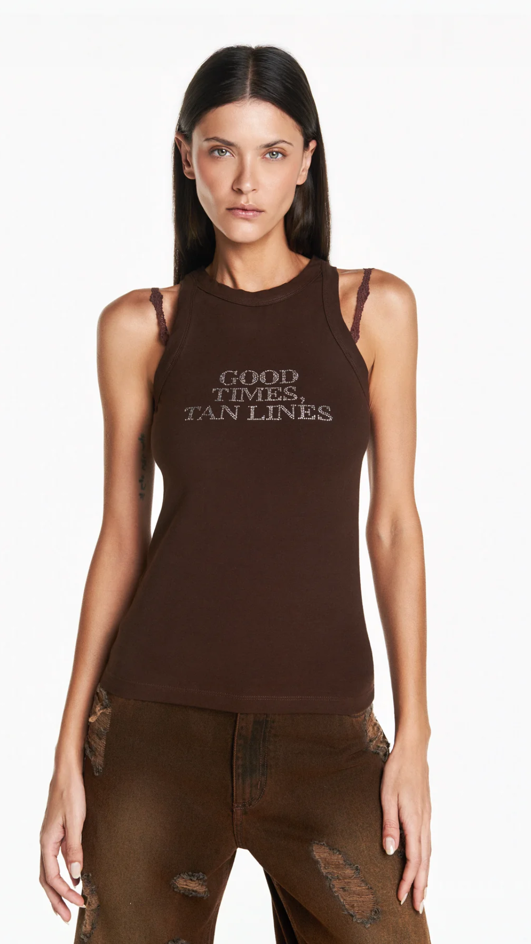 Regata Viscolycra Marrom Good Times