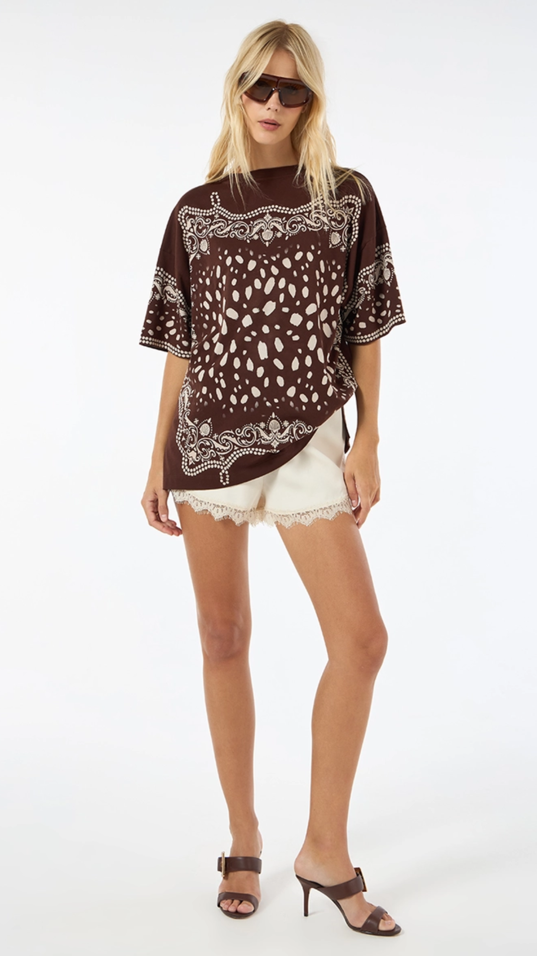 Blusa Malha Estampada