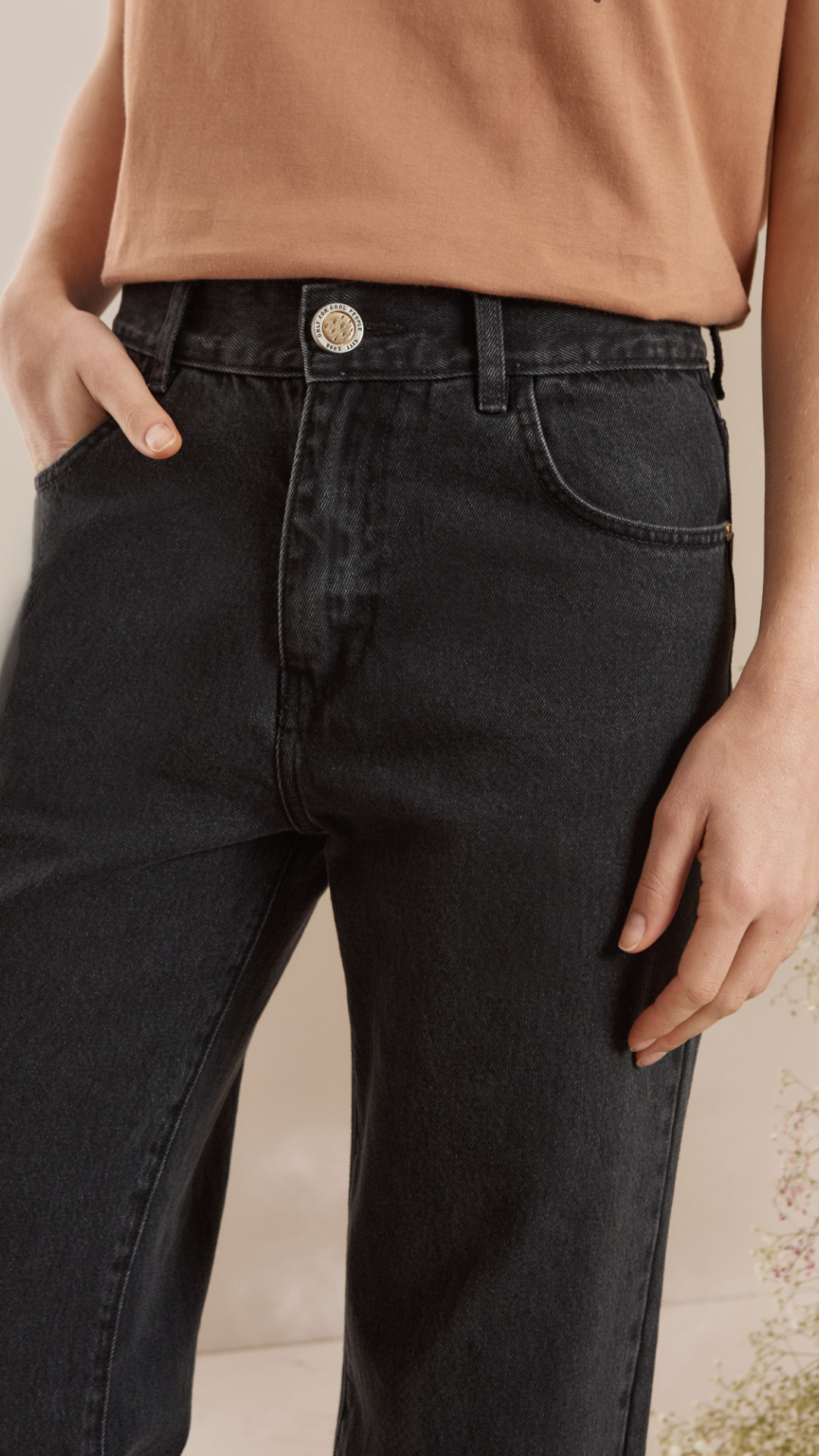 Calça Reta Black Jeans