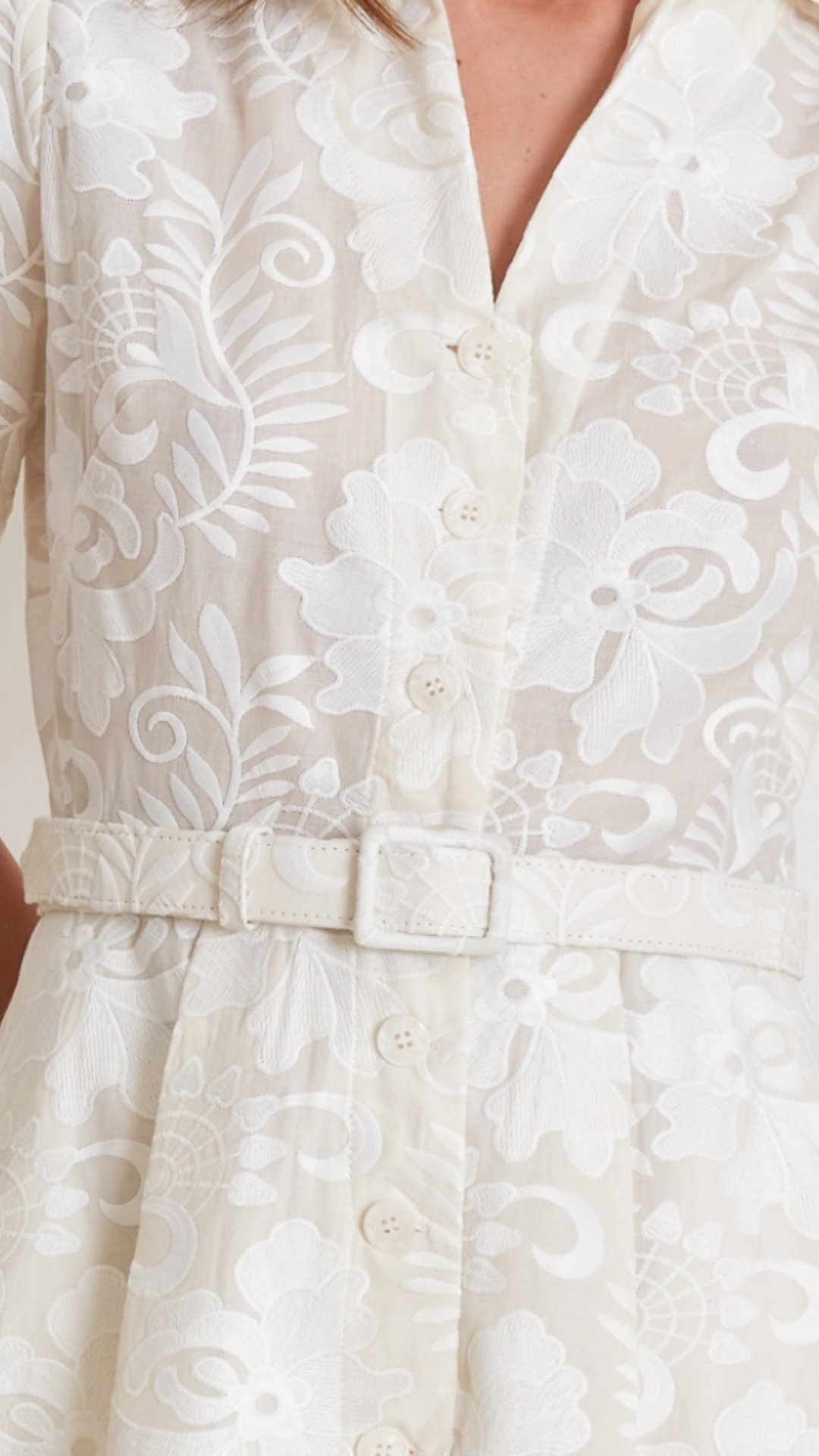 Chemise Arabesco Branco
