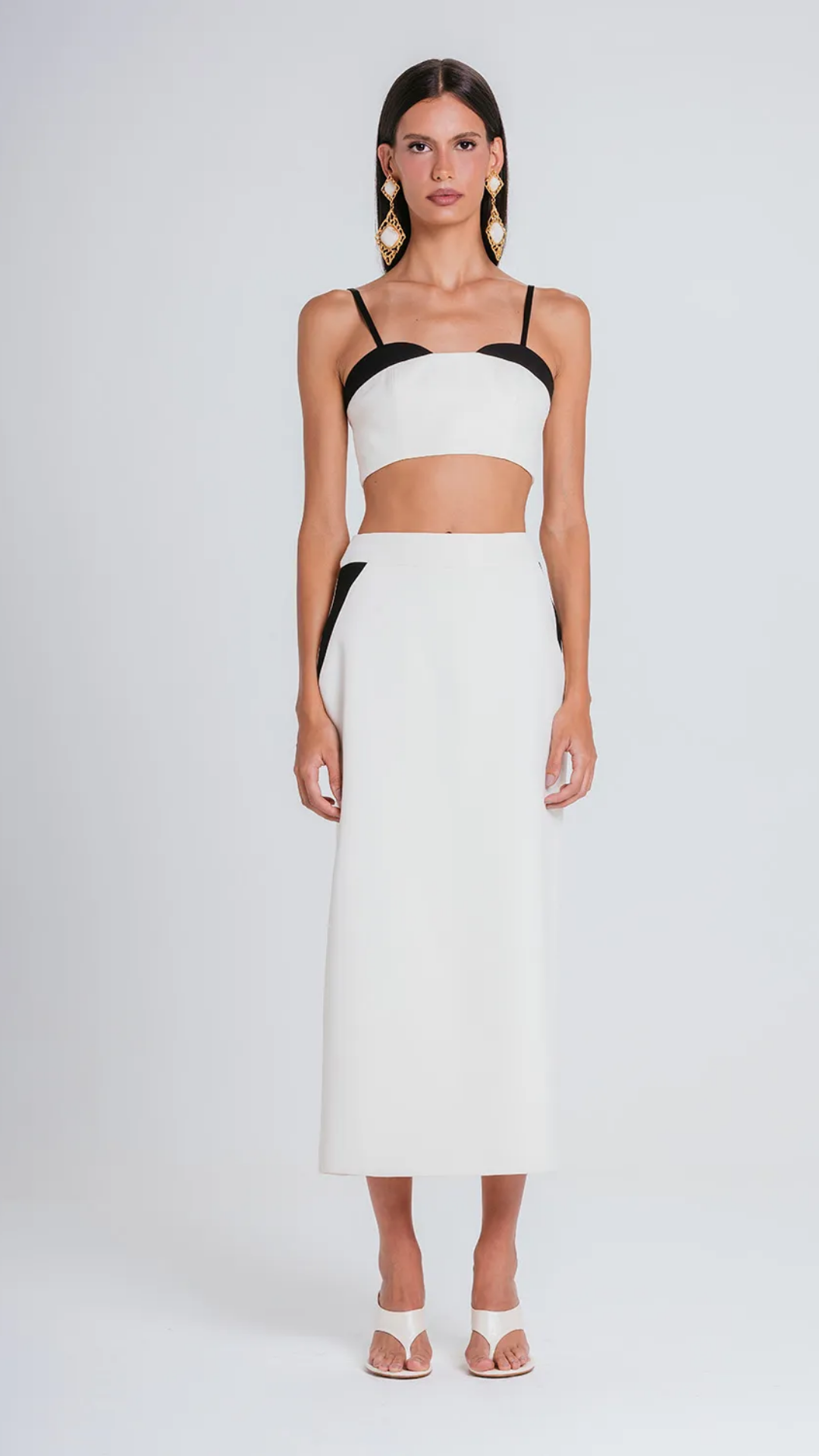 Saia Maia Marfim/Black