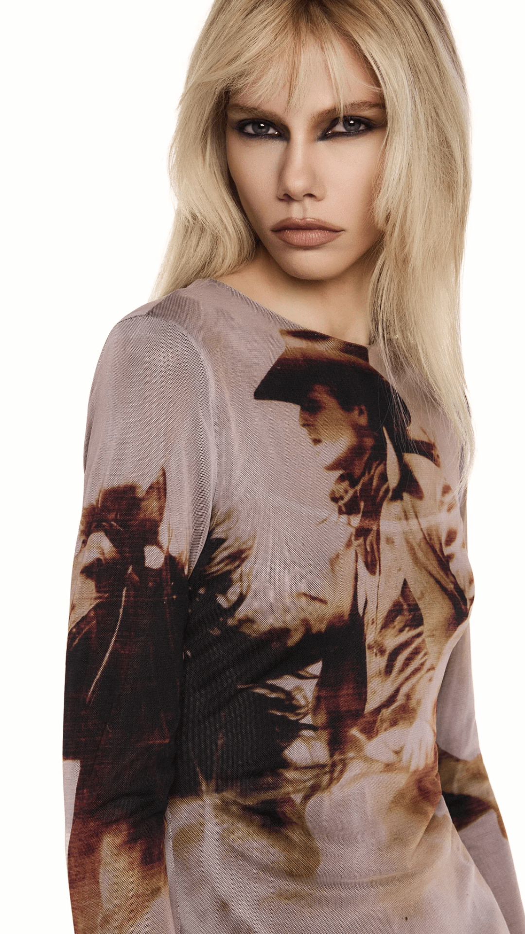 Blusa Manga Longa Tule Wild West