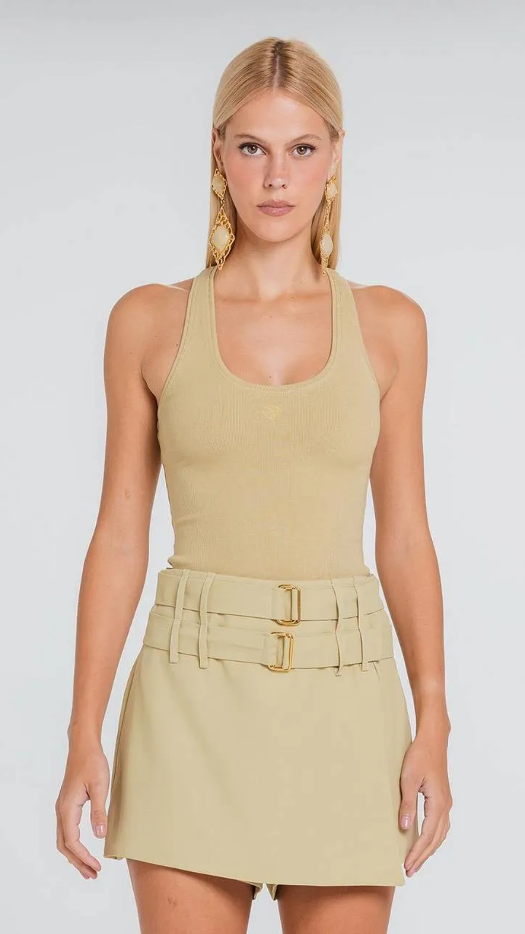 Short Saia Cali Sépia