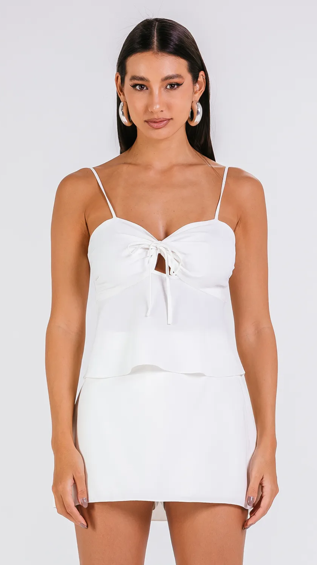 Top Zari Off White