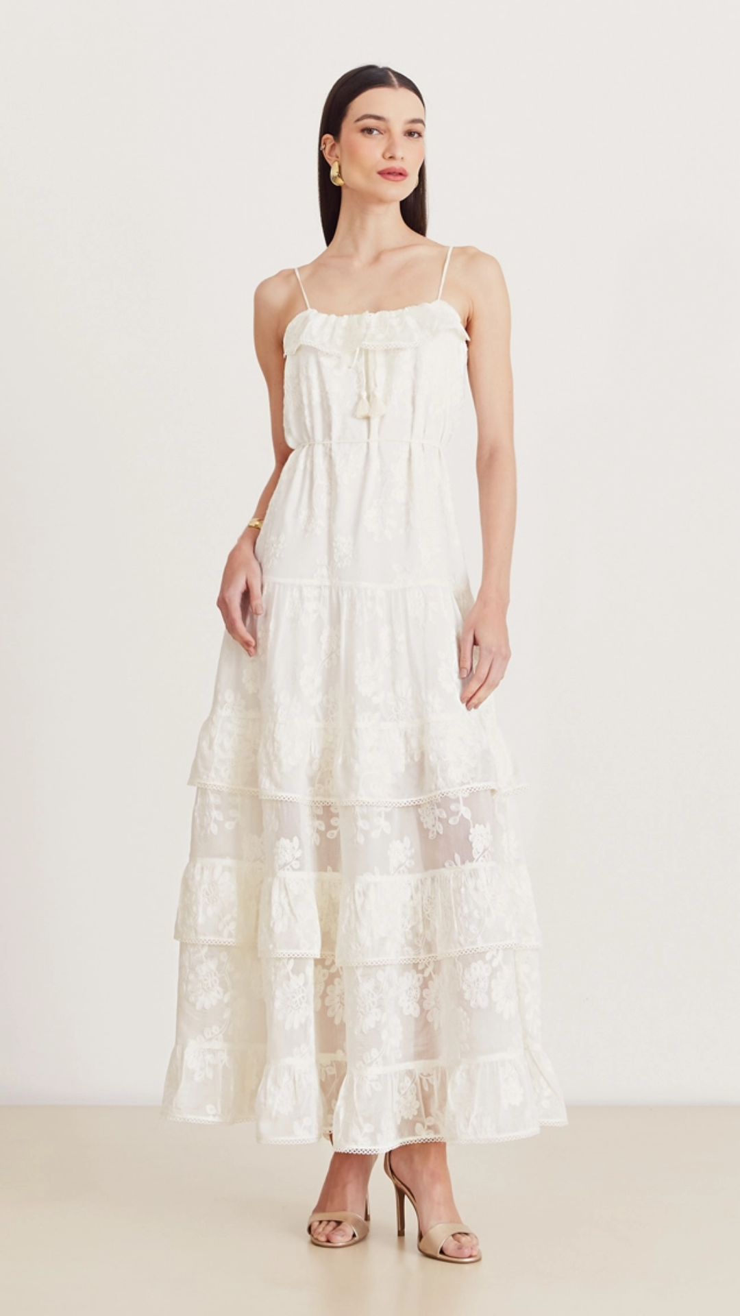 Vestido Longo Sueli Branco