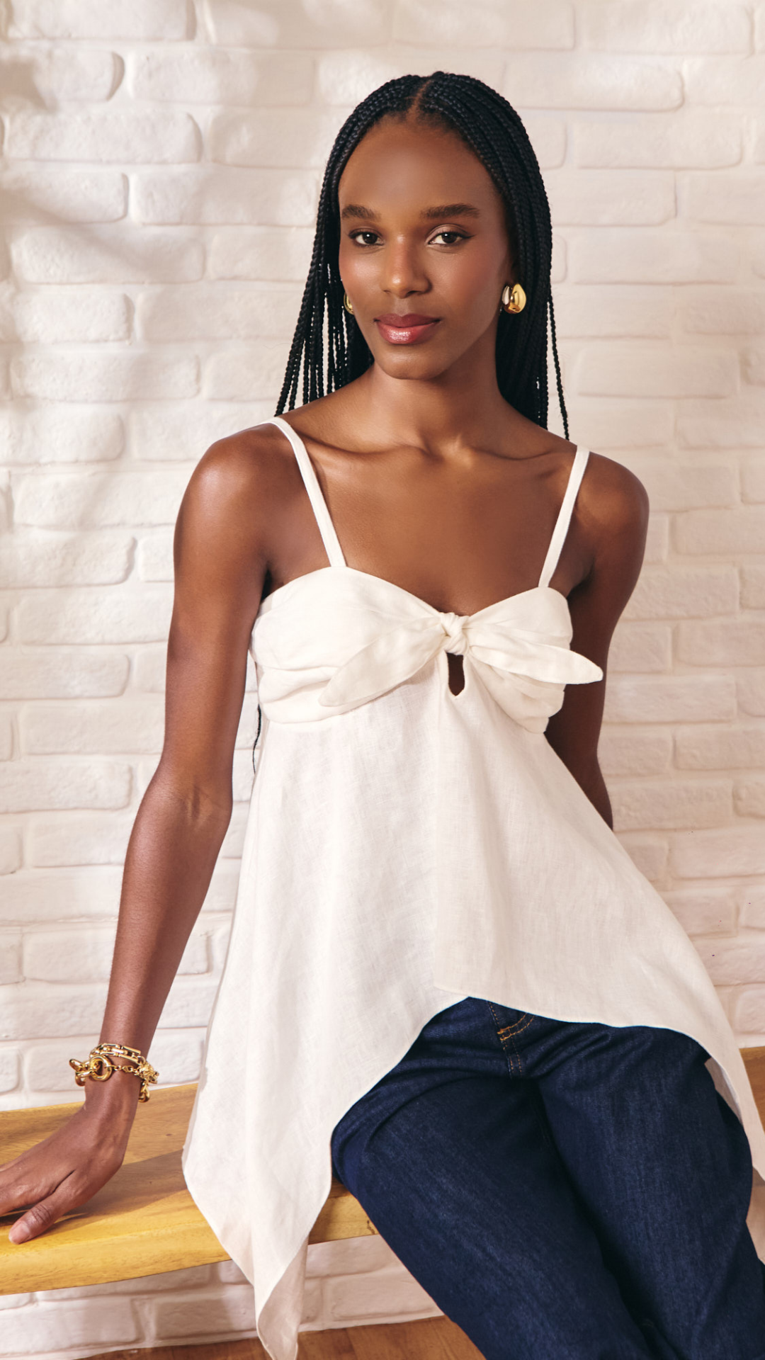Bata Linho Pontas Off White