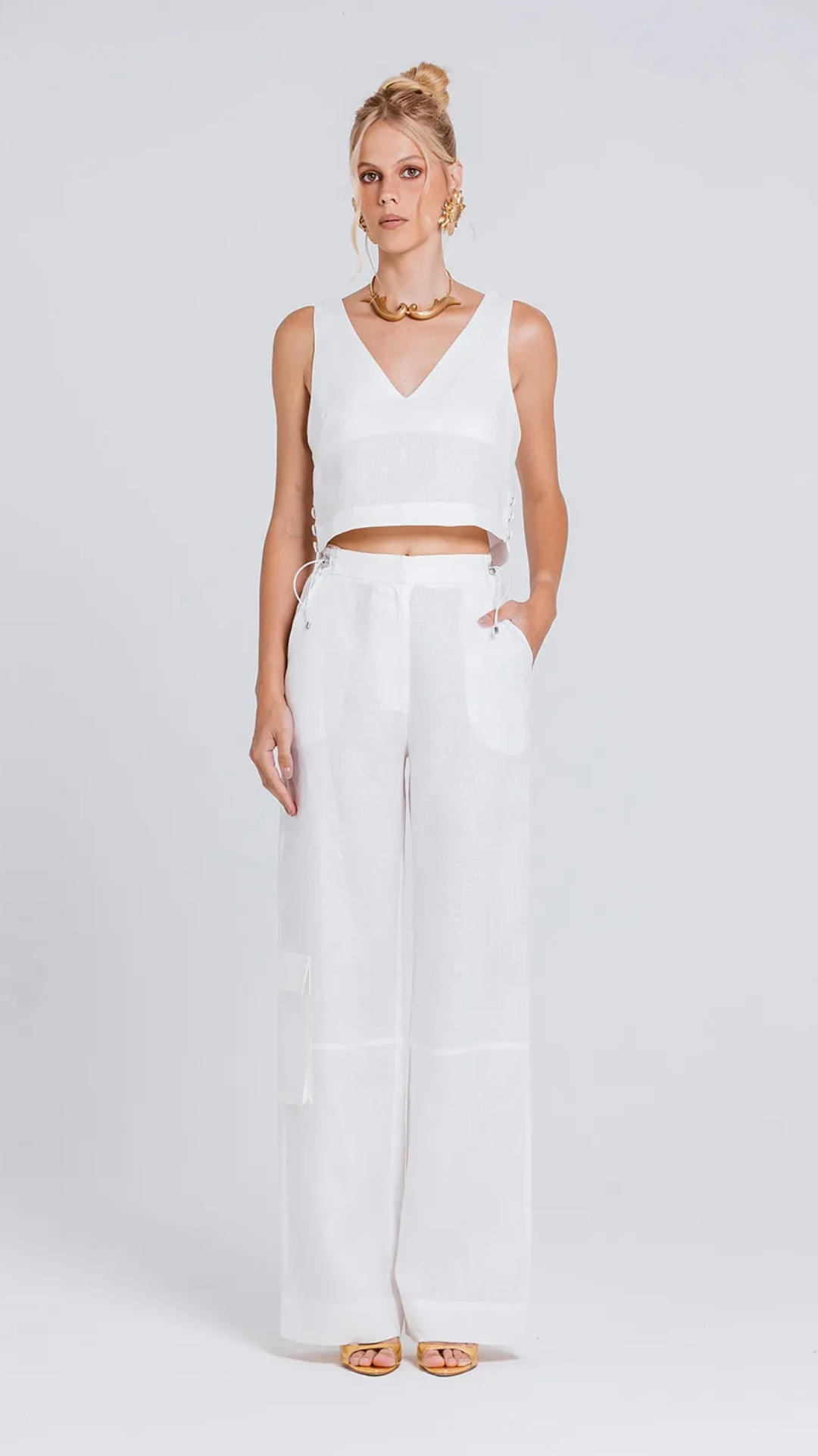 Calça Jeanne Off White