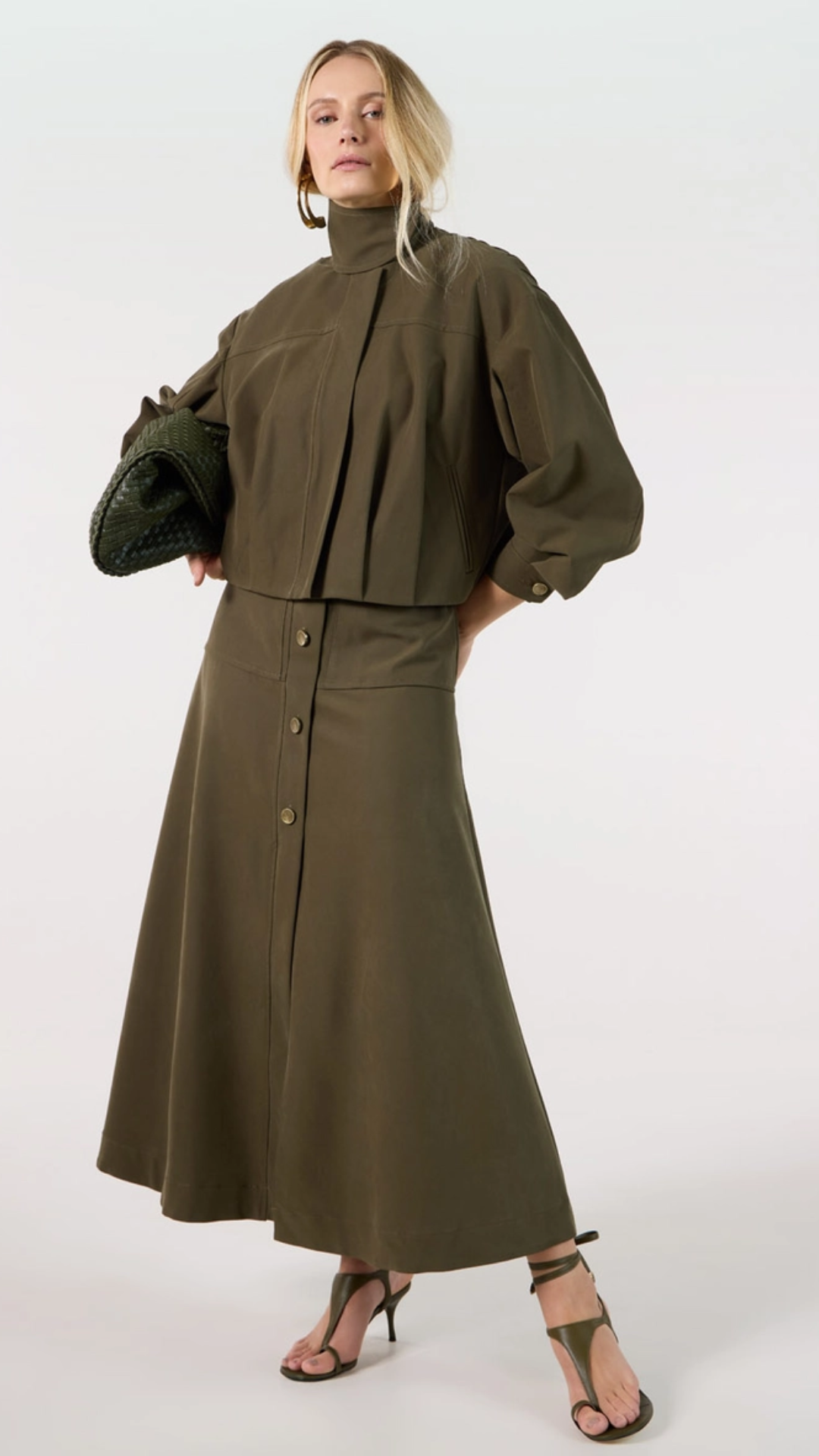 Casaco Balone Rhea Verde Enigma