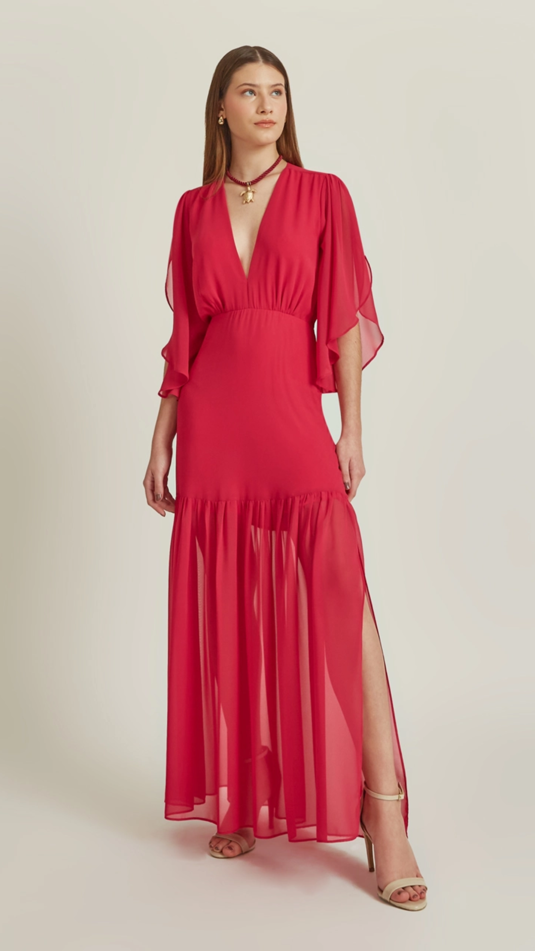 Vestido Malu Rosa Escuro