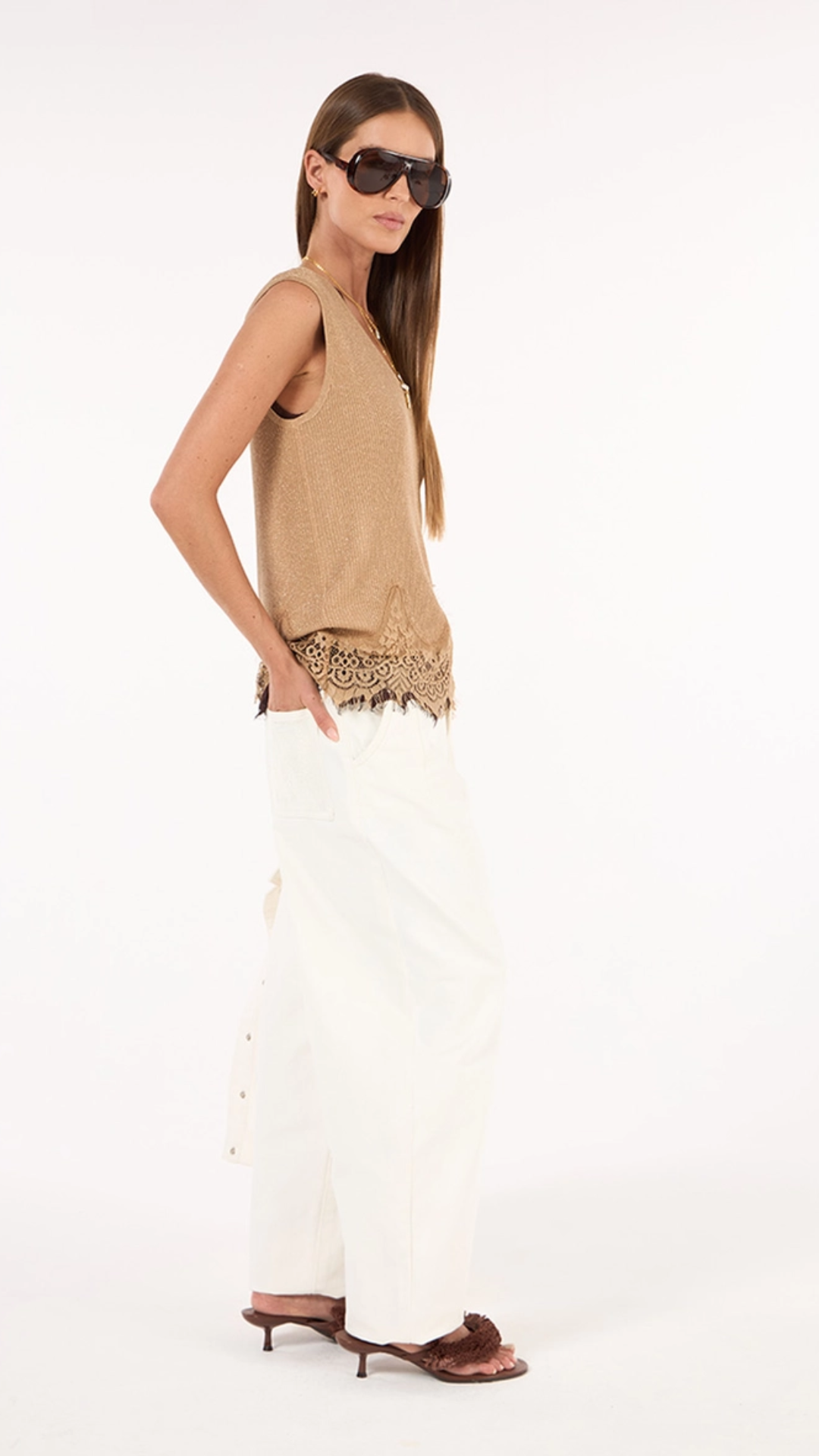 Calça Sarja Baggy Off Shell