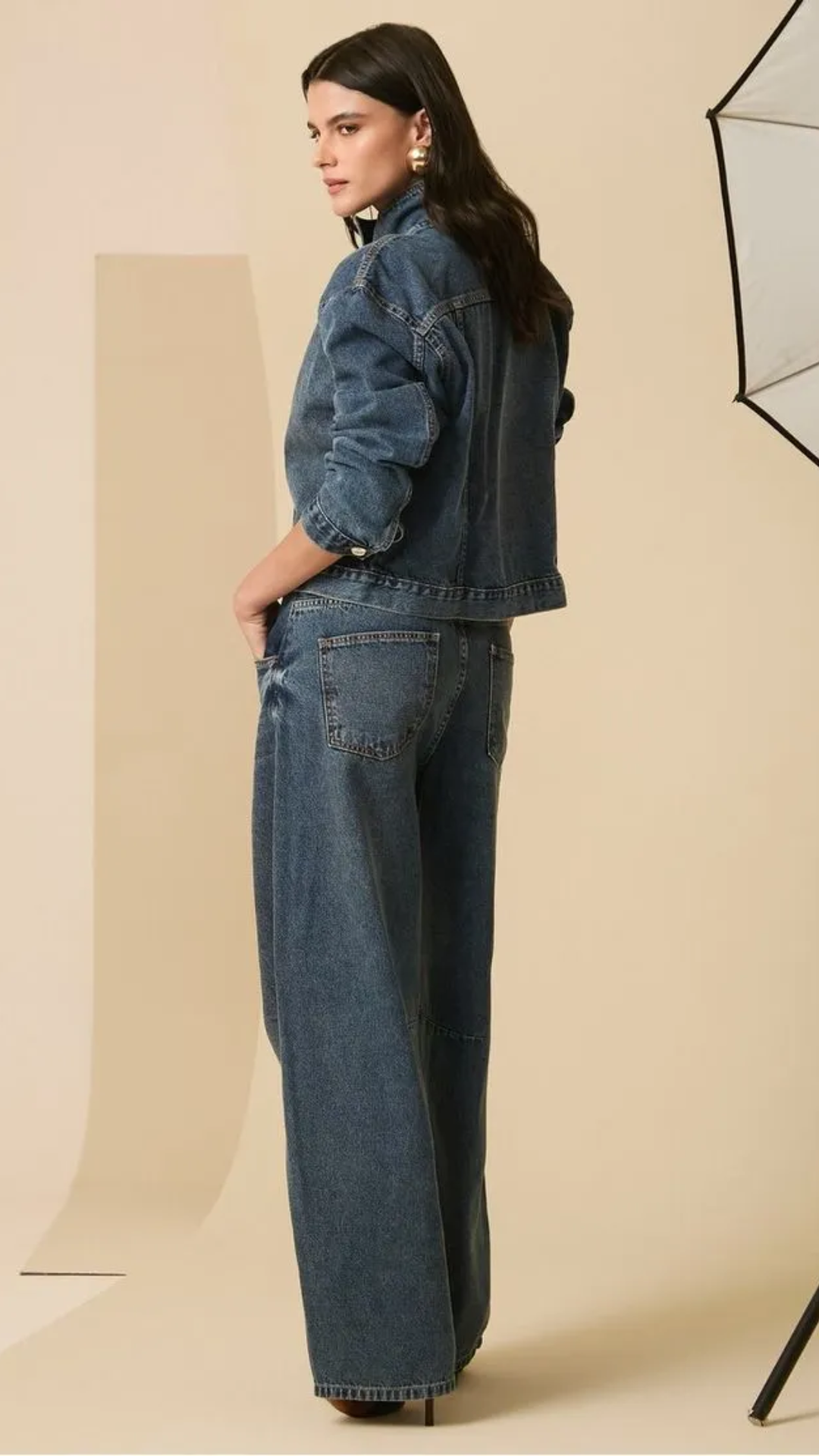 Calça Jeans Barrel