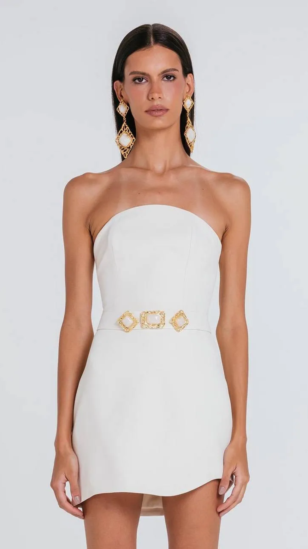 Vestido Raquel Marfim