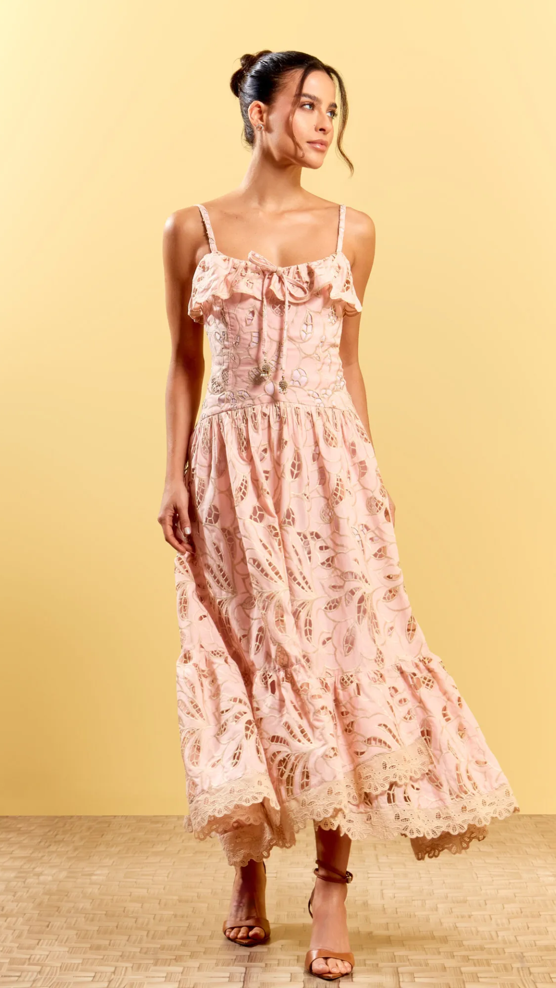 Vestido Laise Bicolor Bubbles