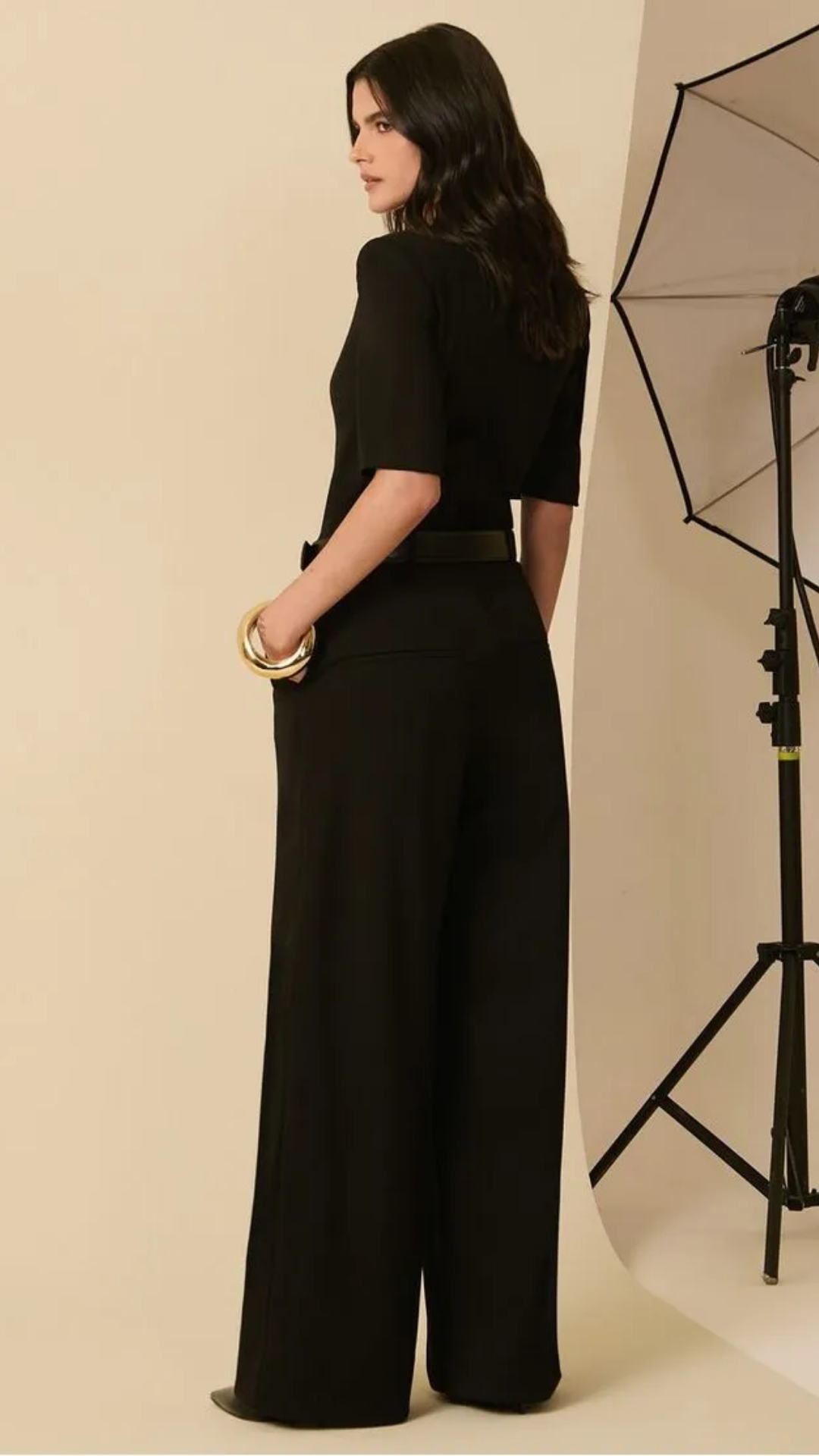 Macacão Preto Alfaiataria