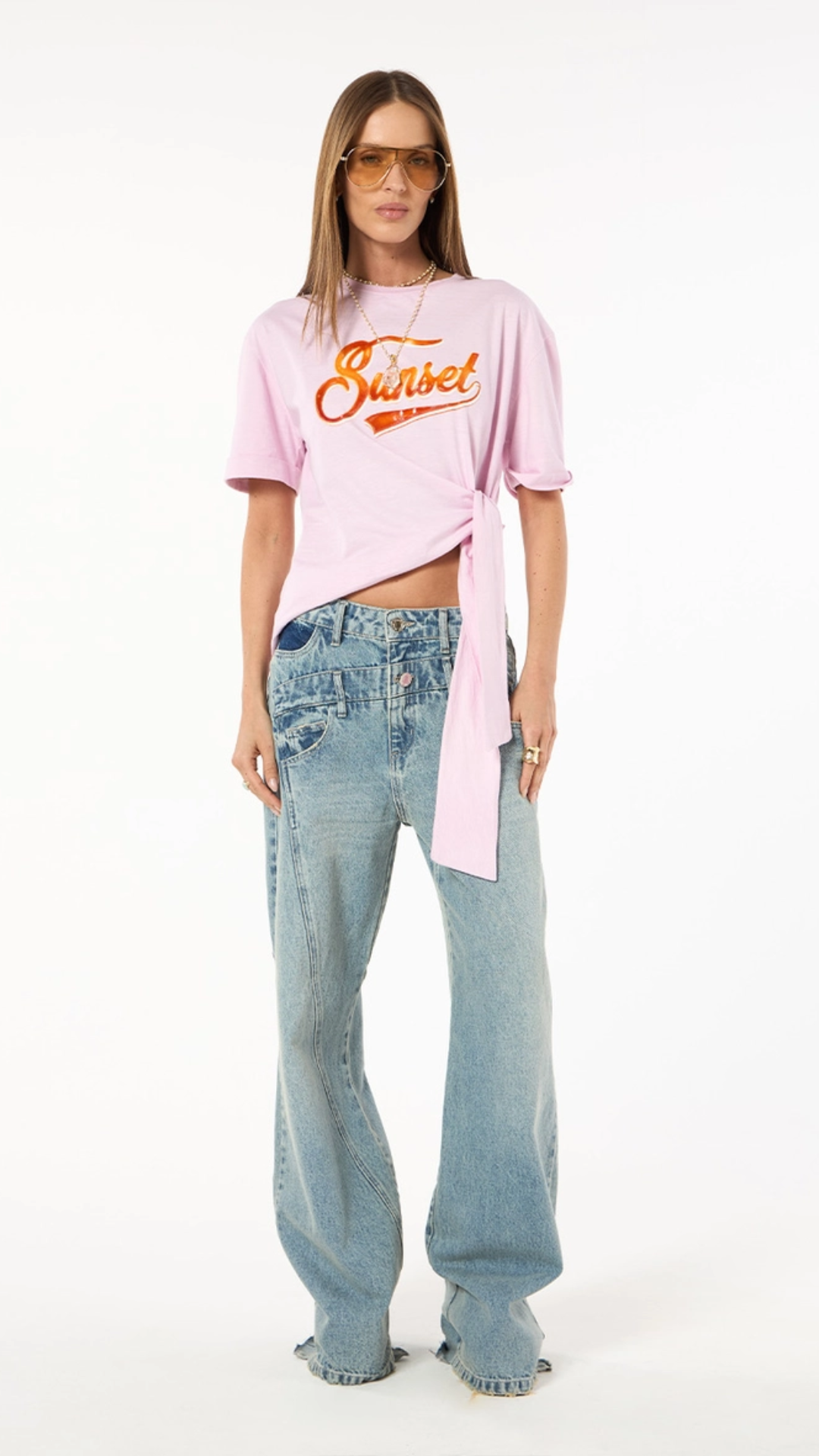 Calça Jeans Wide Leg Azul