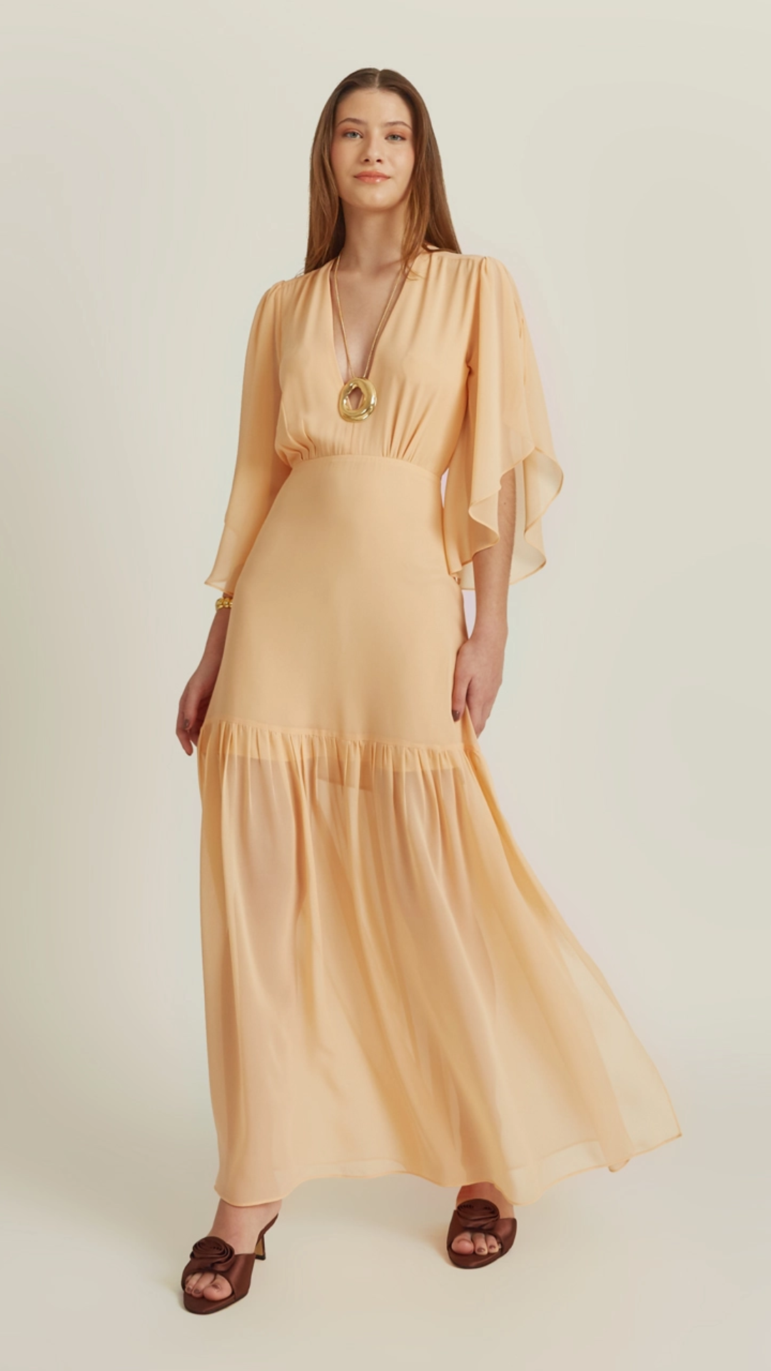 Vestido Malu Laranja