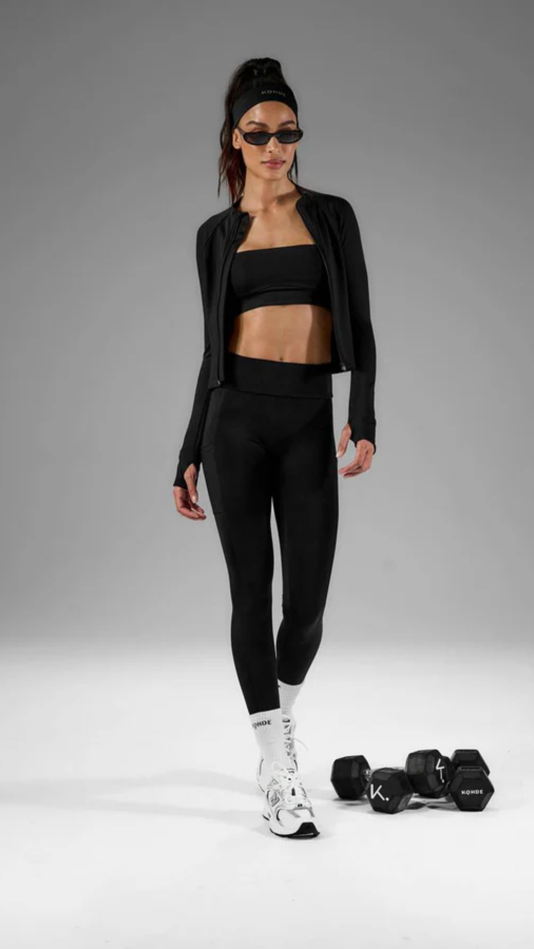 Jaqueta Fitness Preto