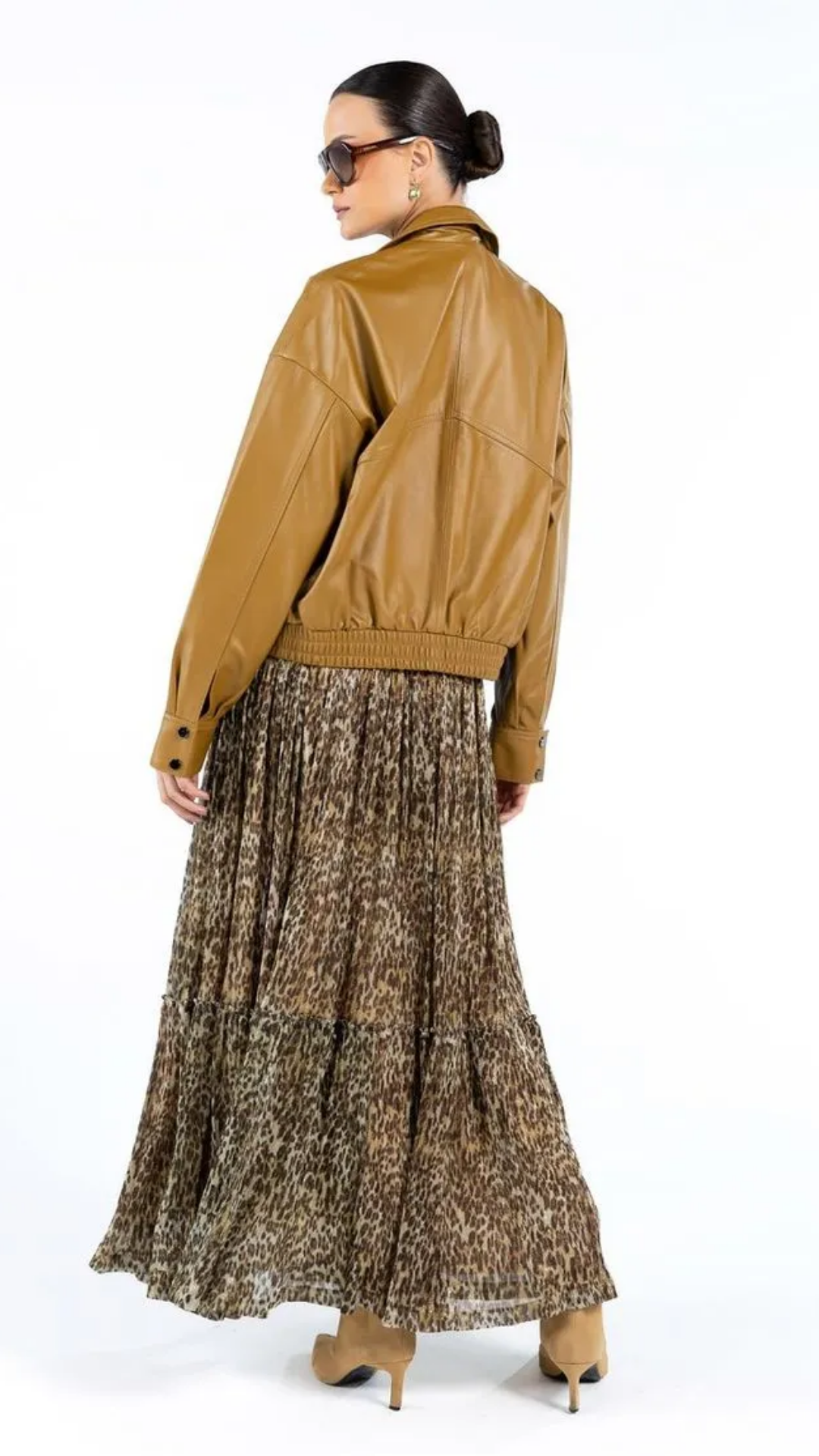 Saia Longa Animal Print