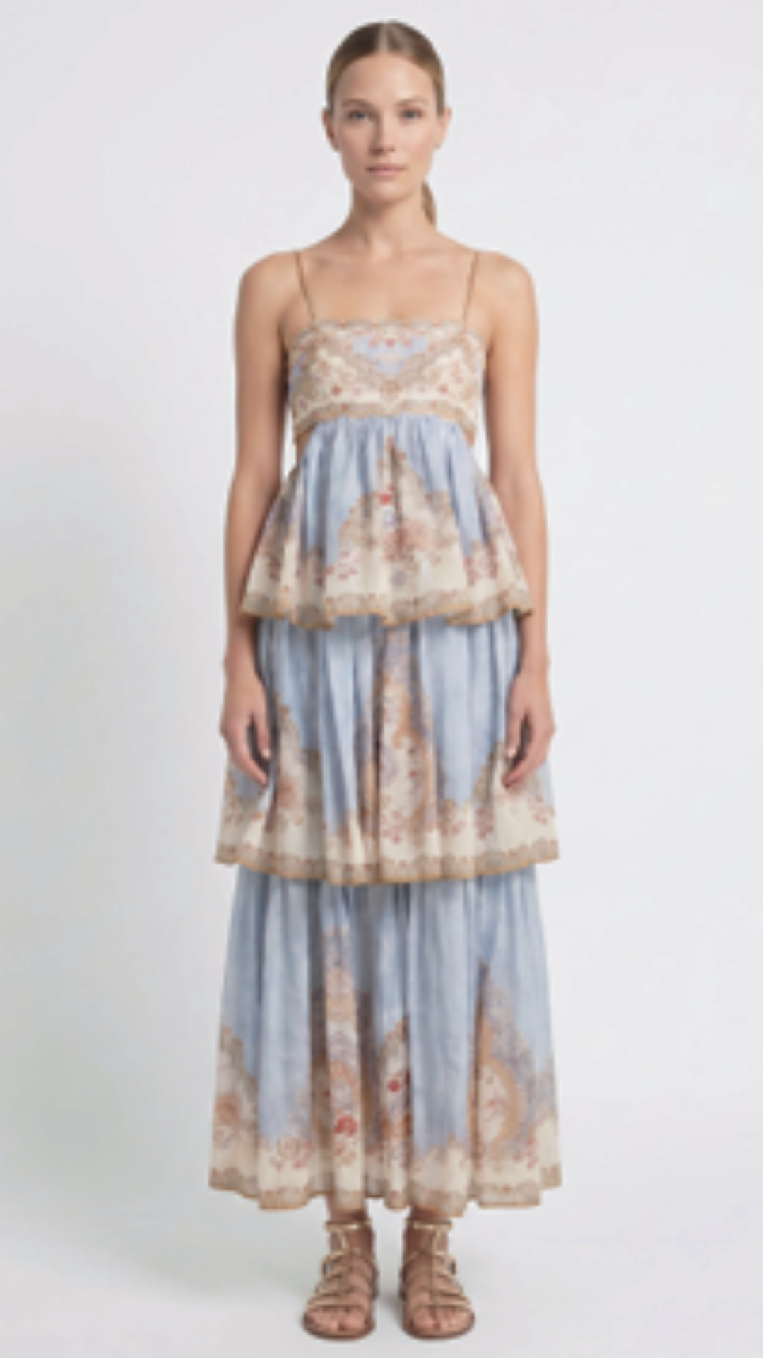 Vestido Longo Estampado