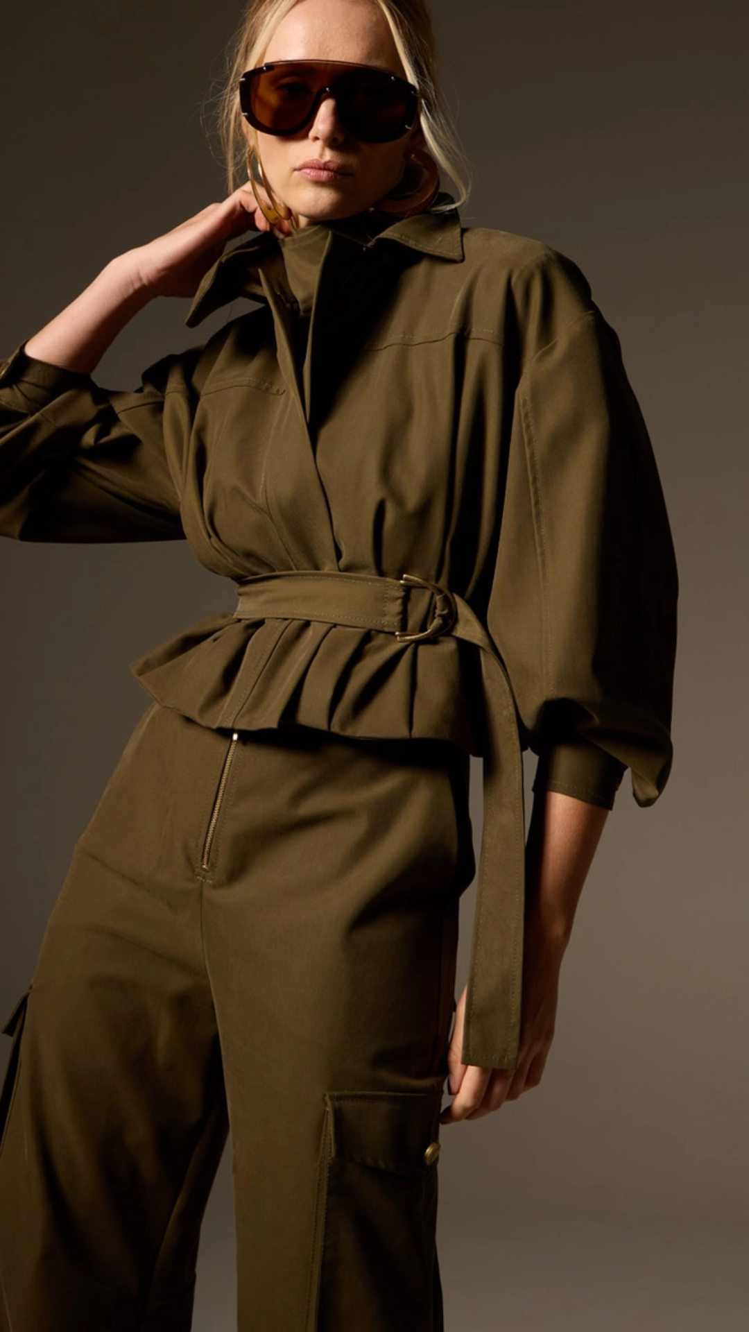 Macacão Utilitário Rhea Verde Enigma