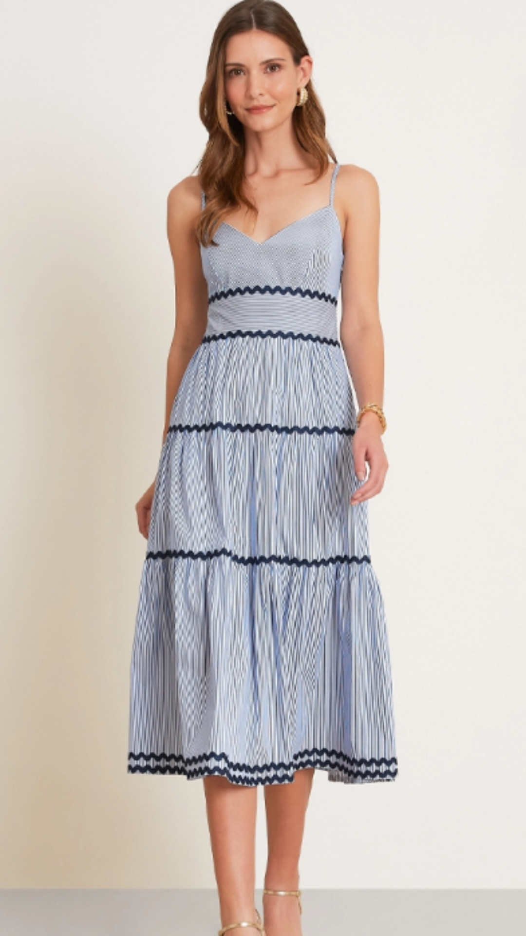 Vestido Midi Rute Azul