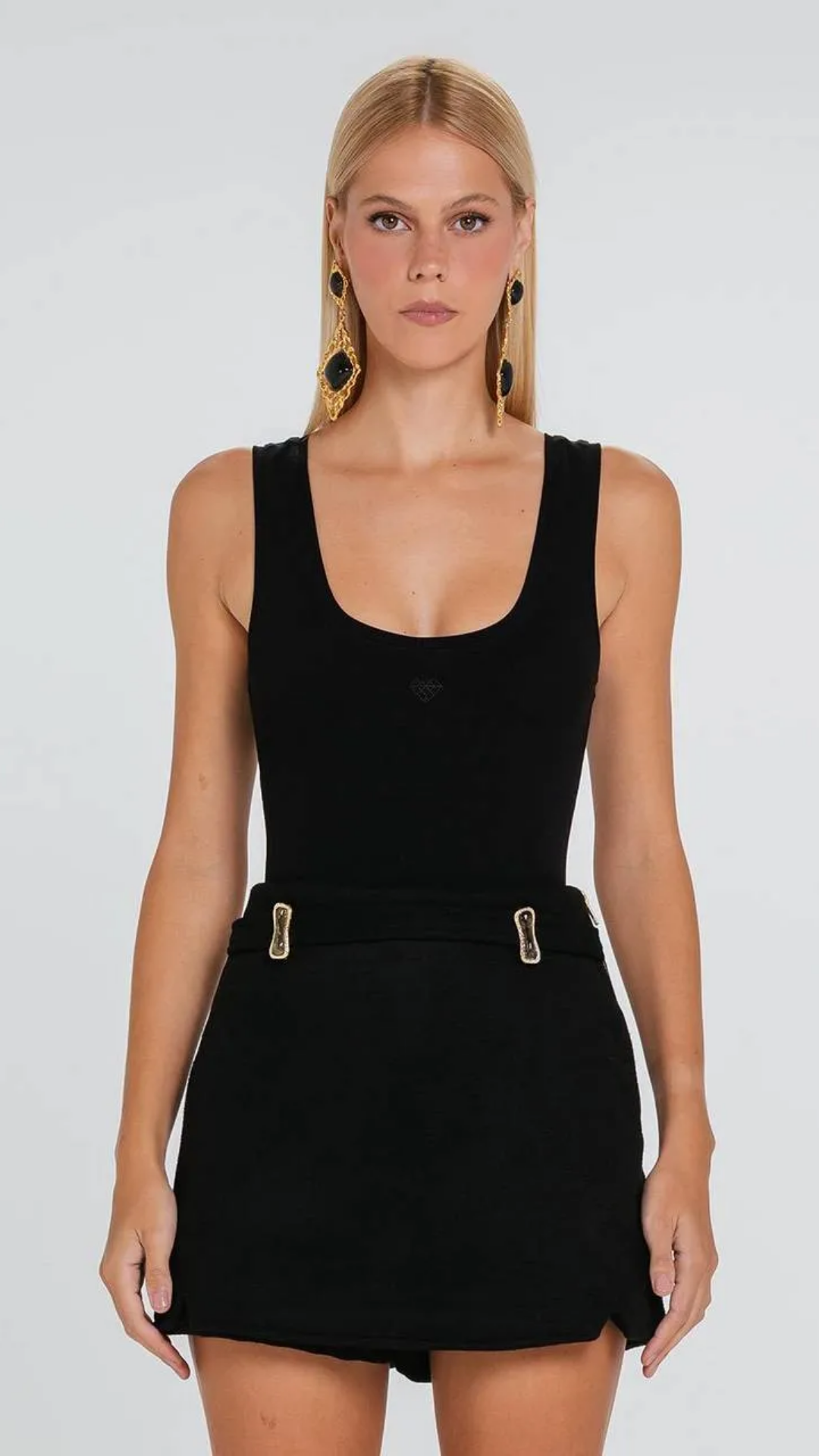Short Saia Leia Preto