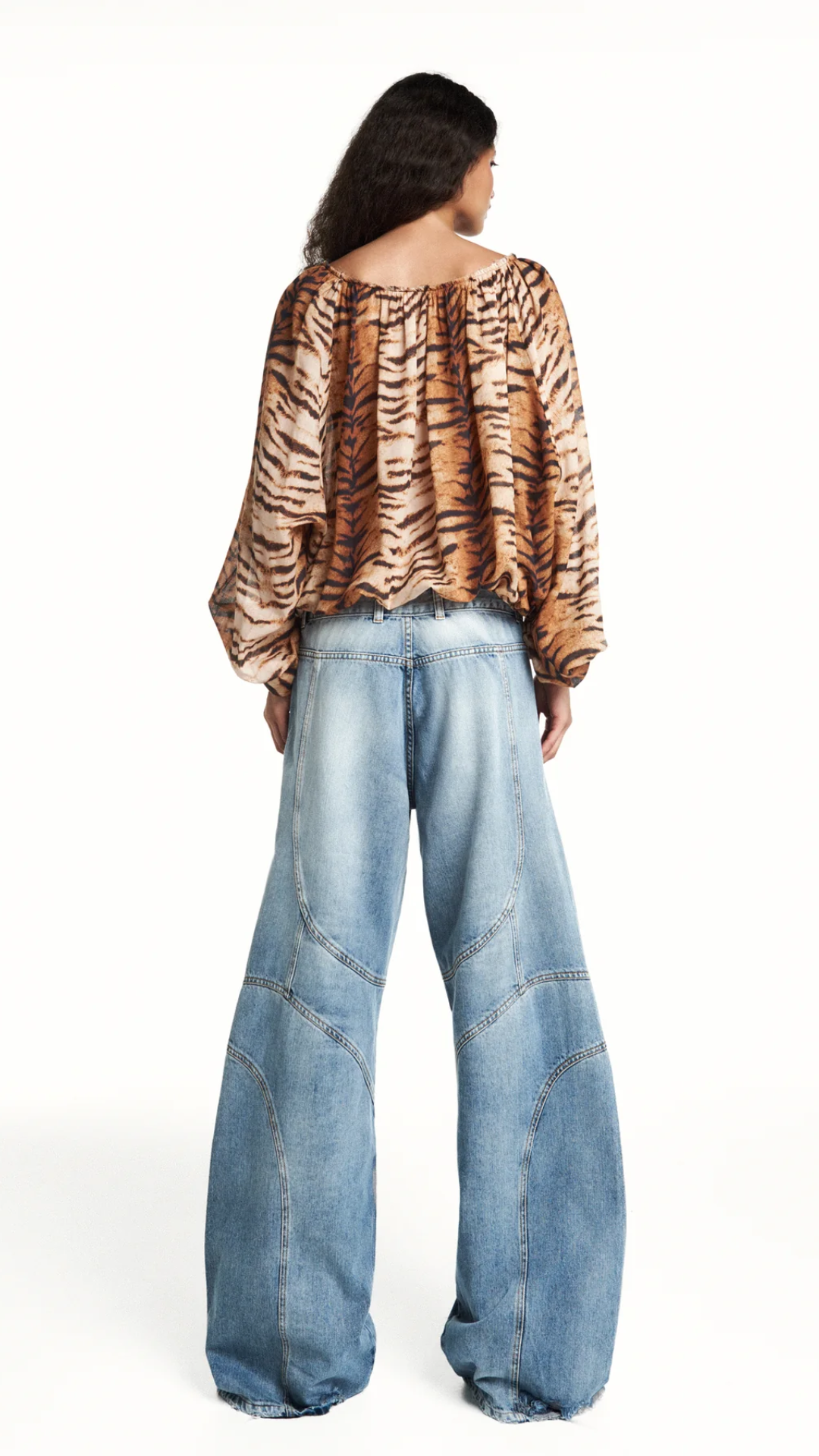 Calça Jeans Recortes