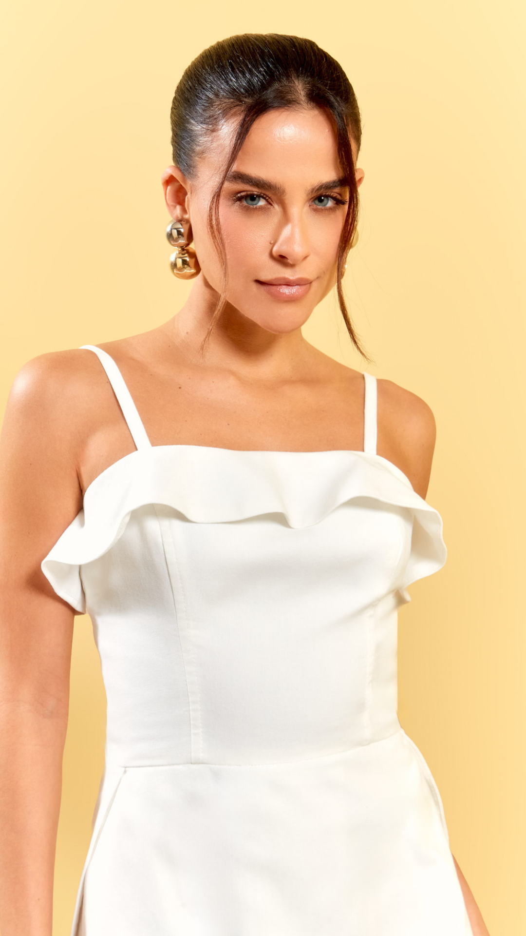 Macaquinho Trancoso Aba Decote Off White