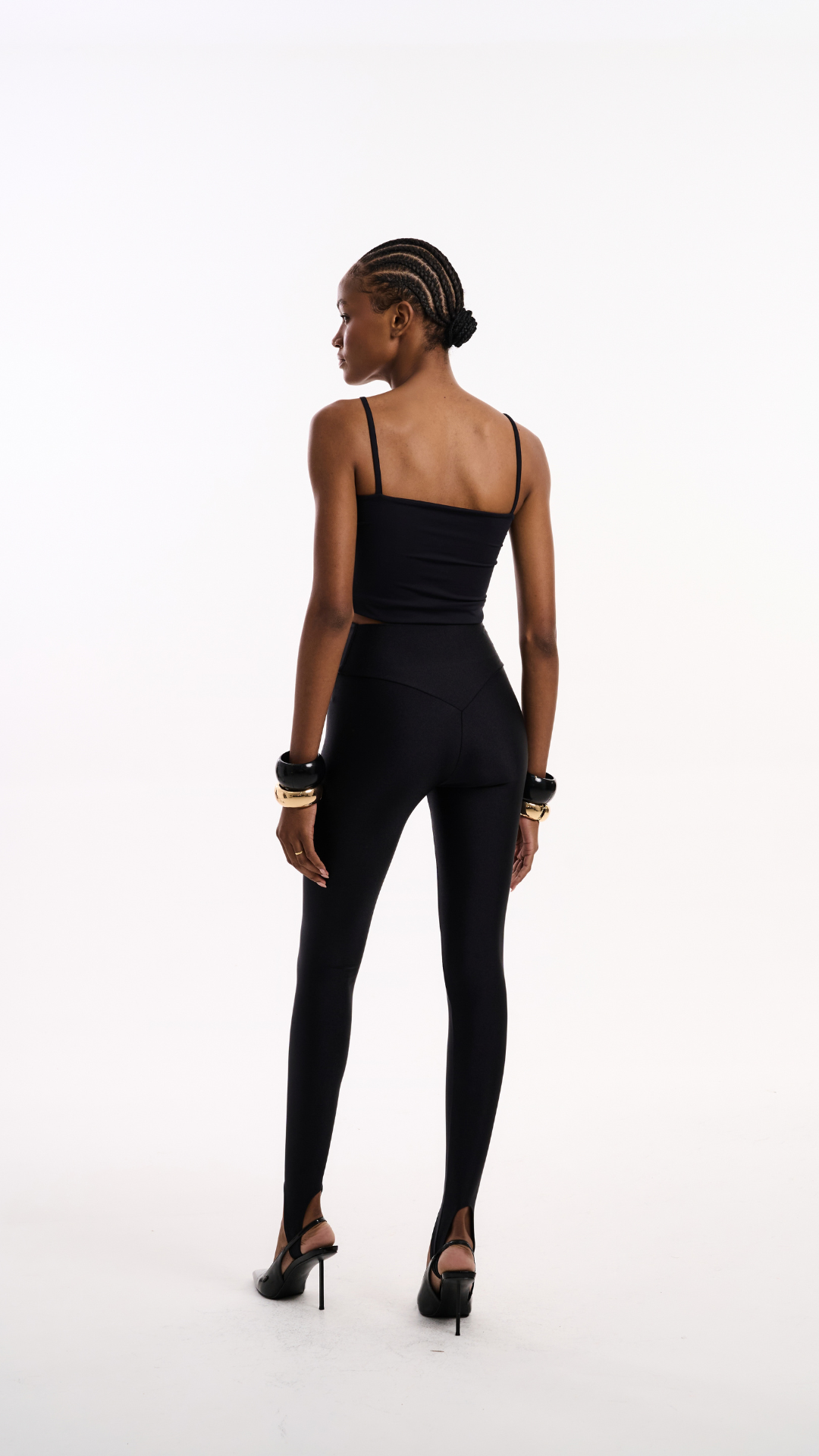 Calça Justa Fit com Pezinho Preto