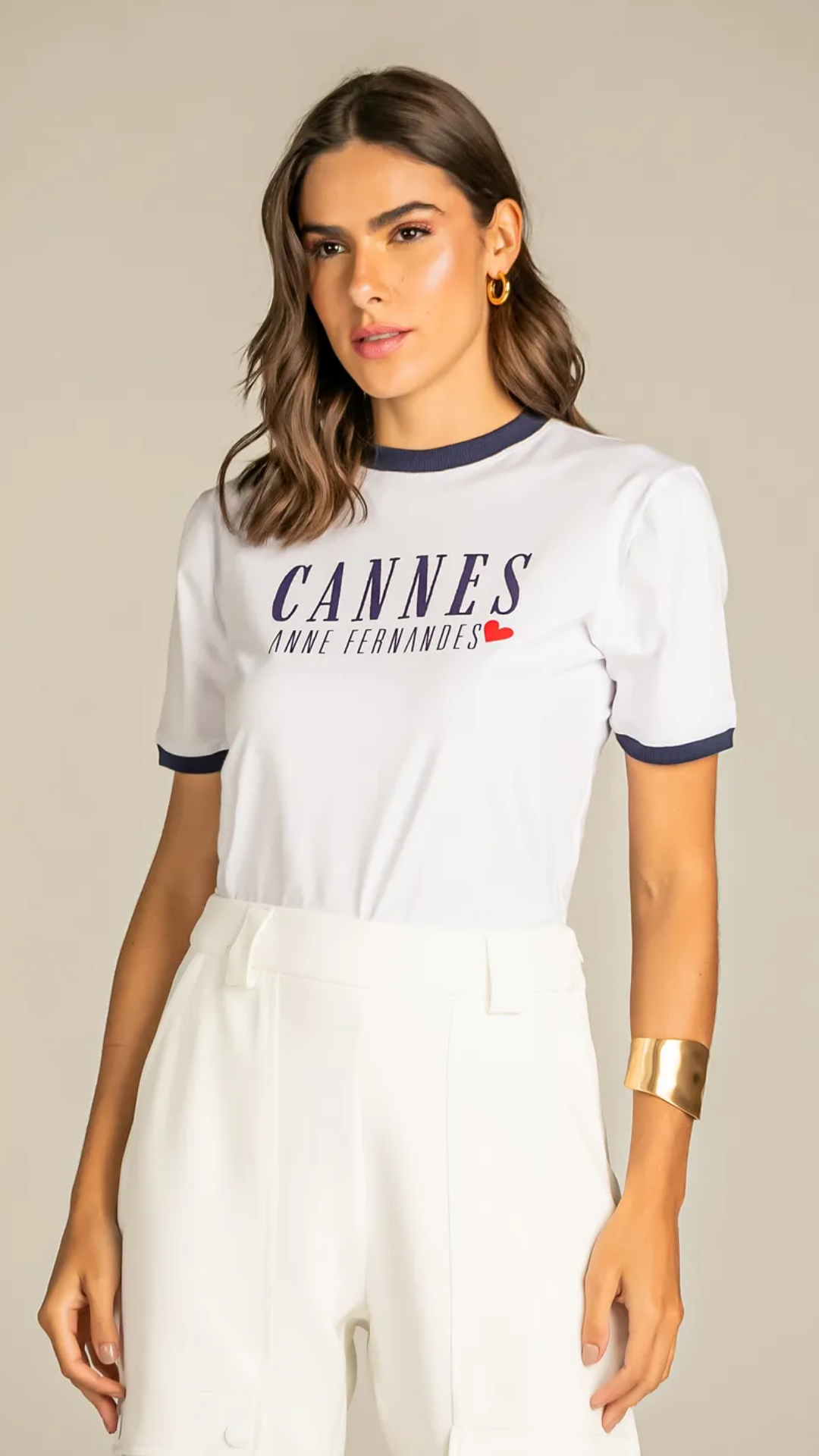 T-Shirt Cannes Branco