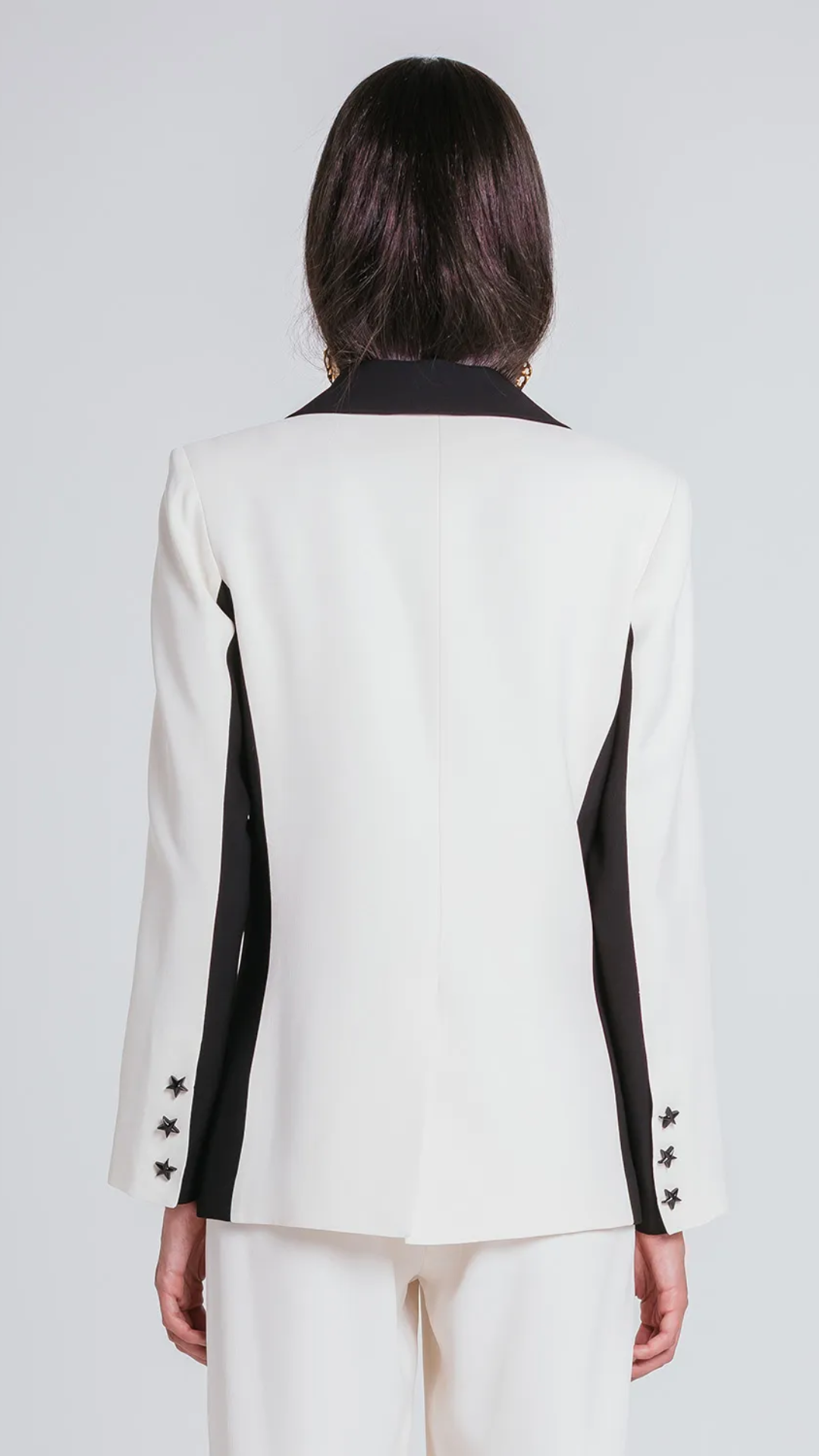 Blazer Carolina Marfim/Preto