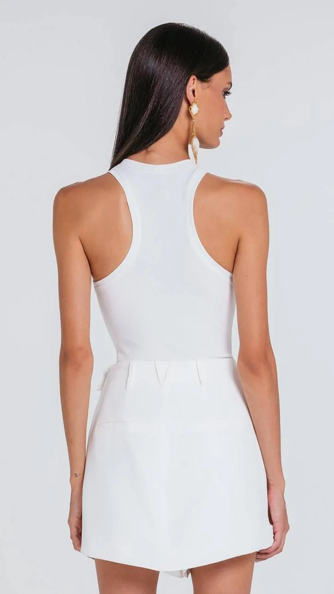 Short Saia Cléo Off White