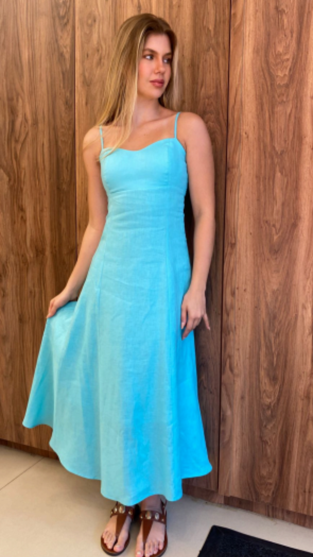 Vestido Liza Azul