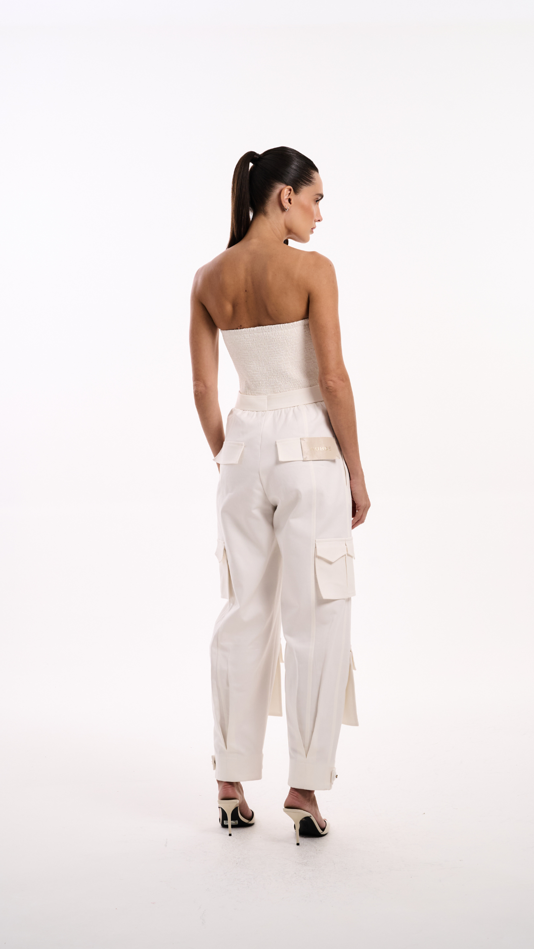 Macacão Tomara que Caia Compact Off White