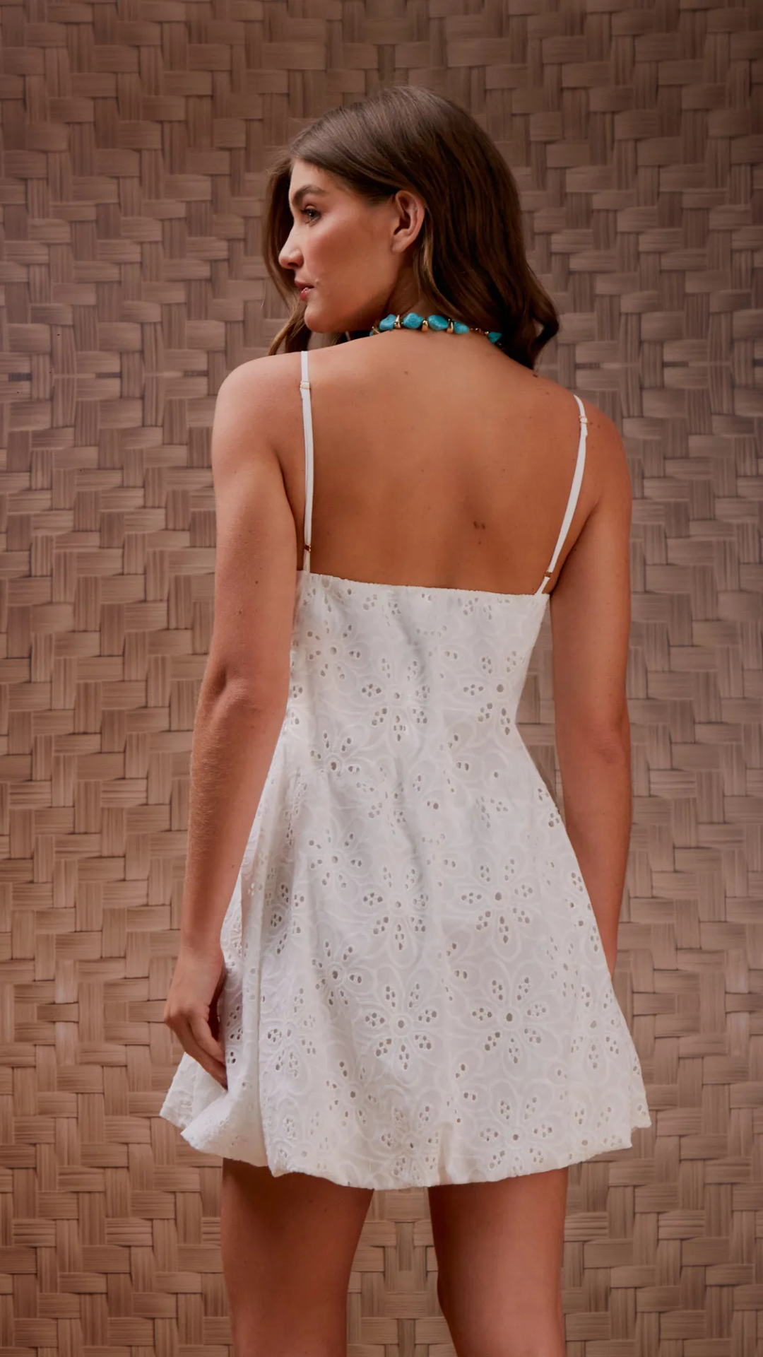 Vestido Laise Daisy Balone Off White