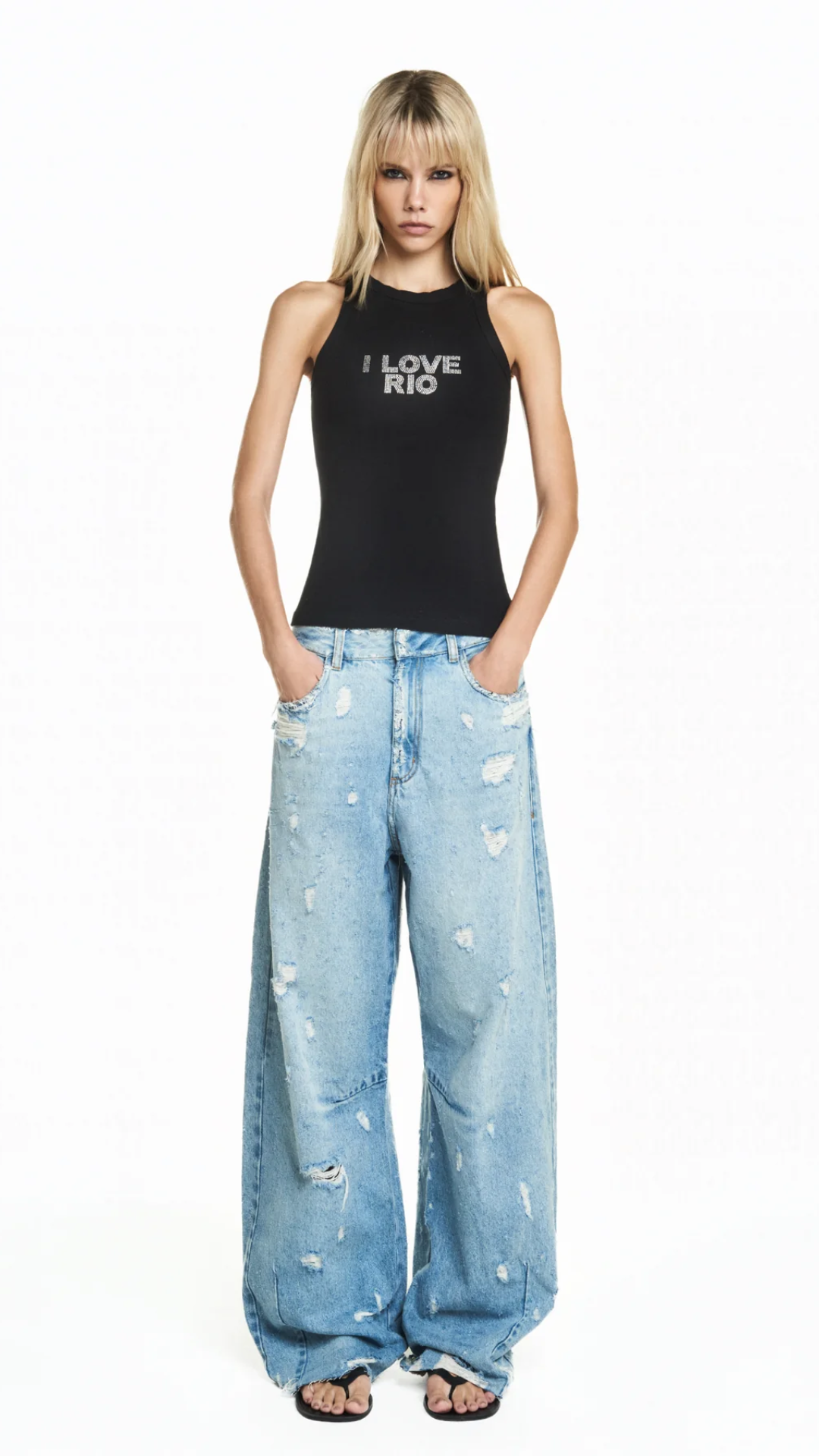 Regata Viscolycra Preta Rio